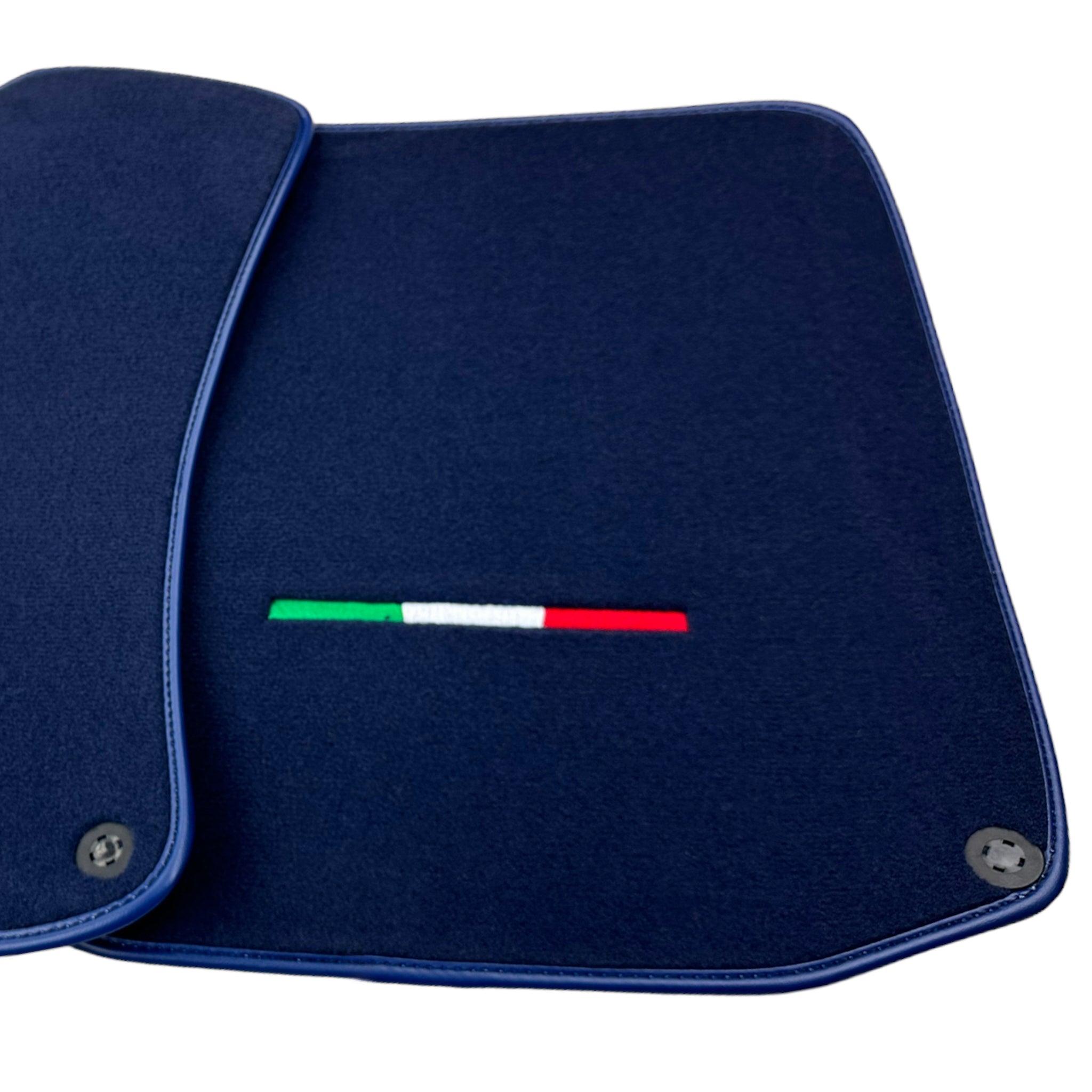 Dark Blue Floor Mats For Ferrari Portofino (2018-2023) Italian Edition