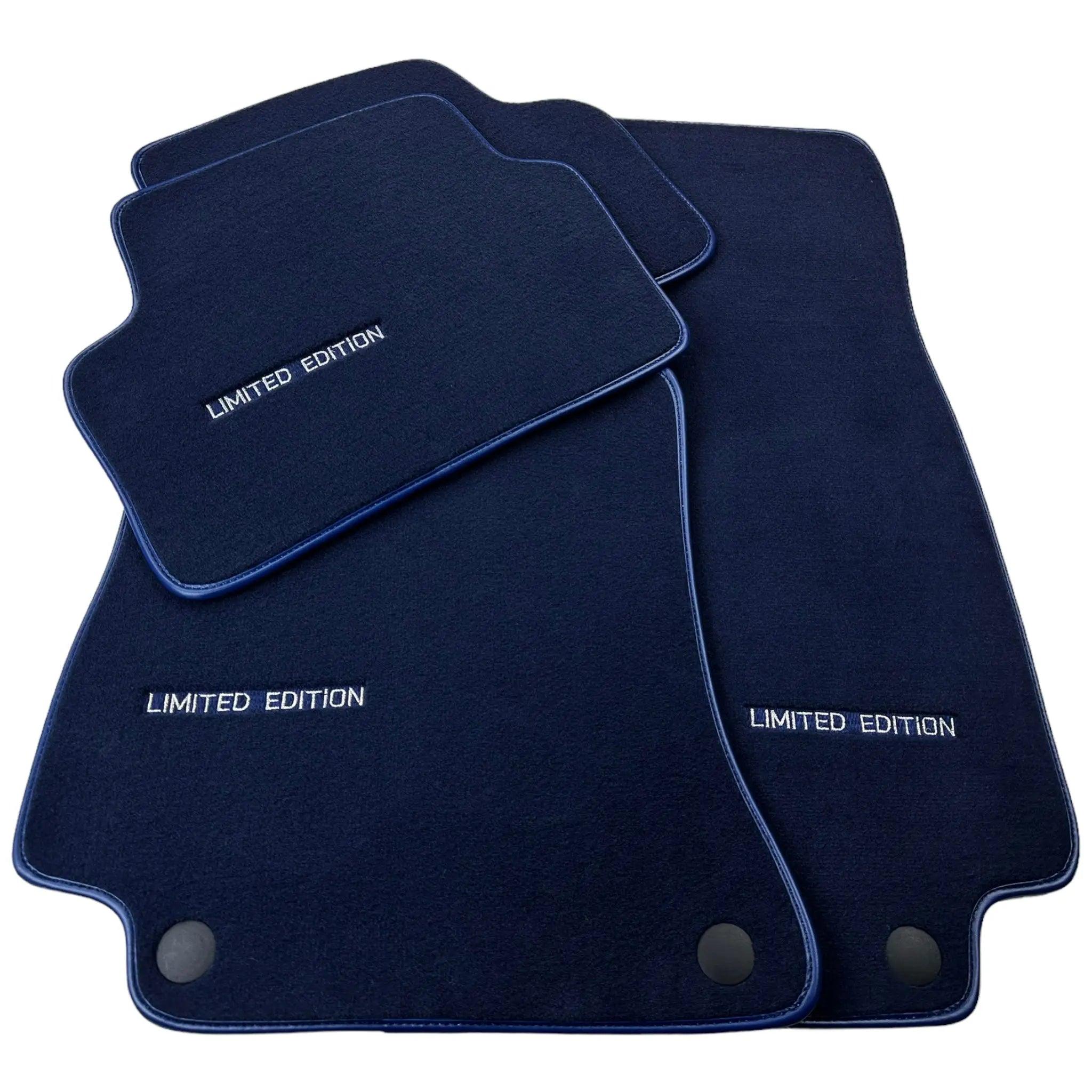 Dark Blue Floor Mats For Mercedes Benz GLE-Class C167 Coupe - 5 Seats (2020-2023) Hybrid | Limited Edition - AutoWin