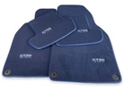 Dark Blue Floor Mats for Porsche Macan (2014-2023) | ER56 Design - AutoWin