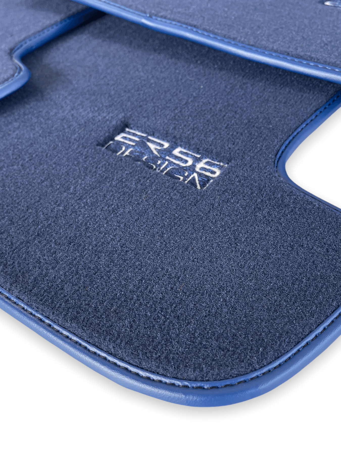 Dark Blue Floor Mats for Porsche Panamera (2009-2016) | ER56 Design - AutoWin