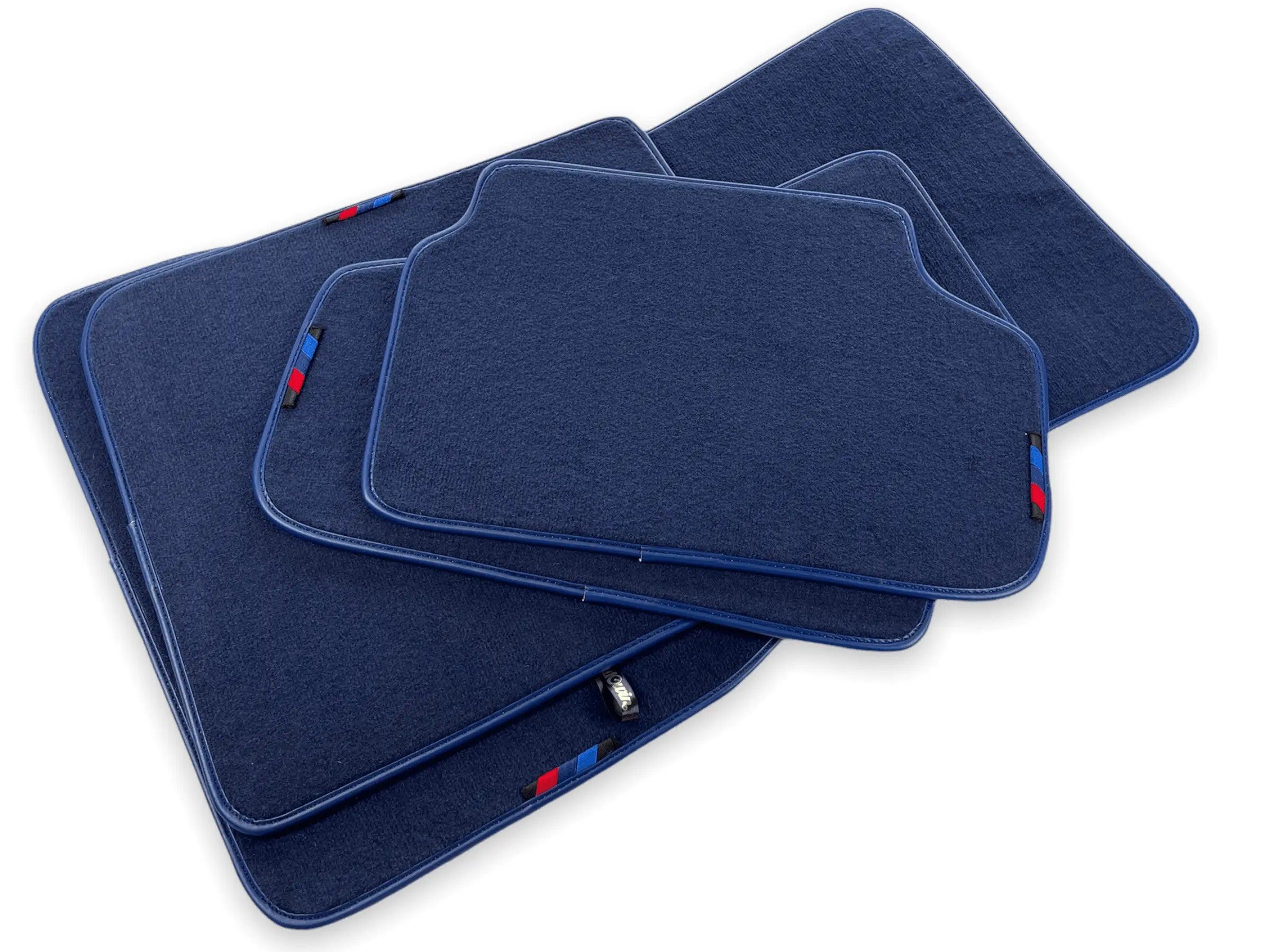 Dark Blue Mats For BMW M8 F93 4-door Gran Coupe With M Package - AutoWin