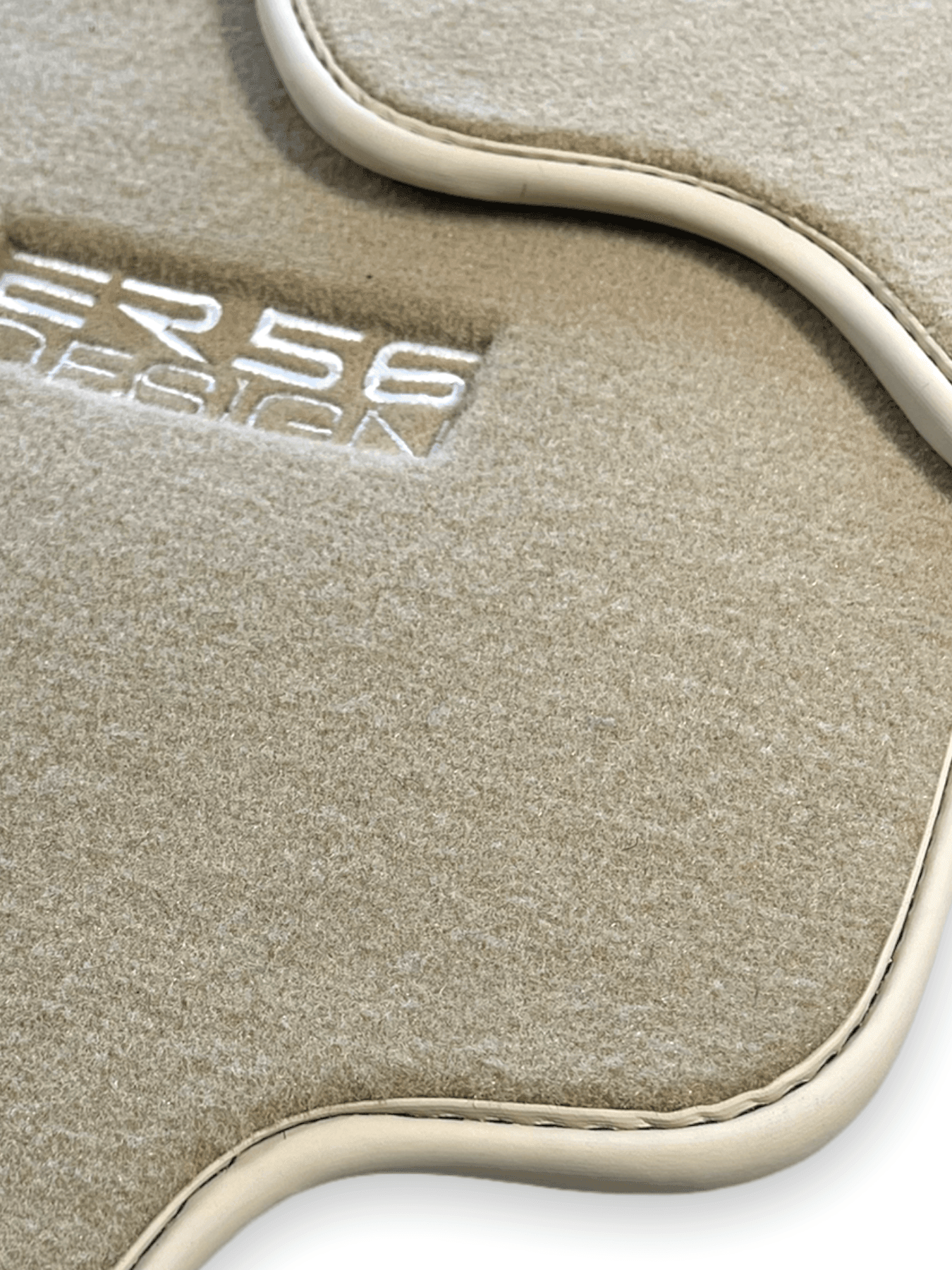 Floor Mats for Audi R8 1nd Gen 2007-2013 Beige Carpet Er56 Design - AutoWin