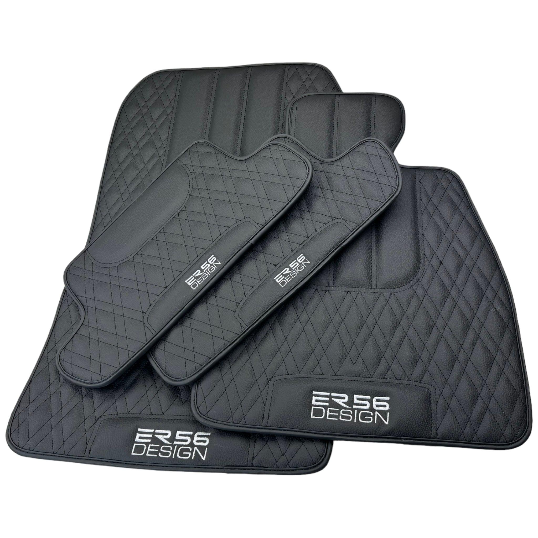 Floor Mats For BMW 8 Series G15 2-door Coupe Black Leather Er56 Design