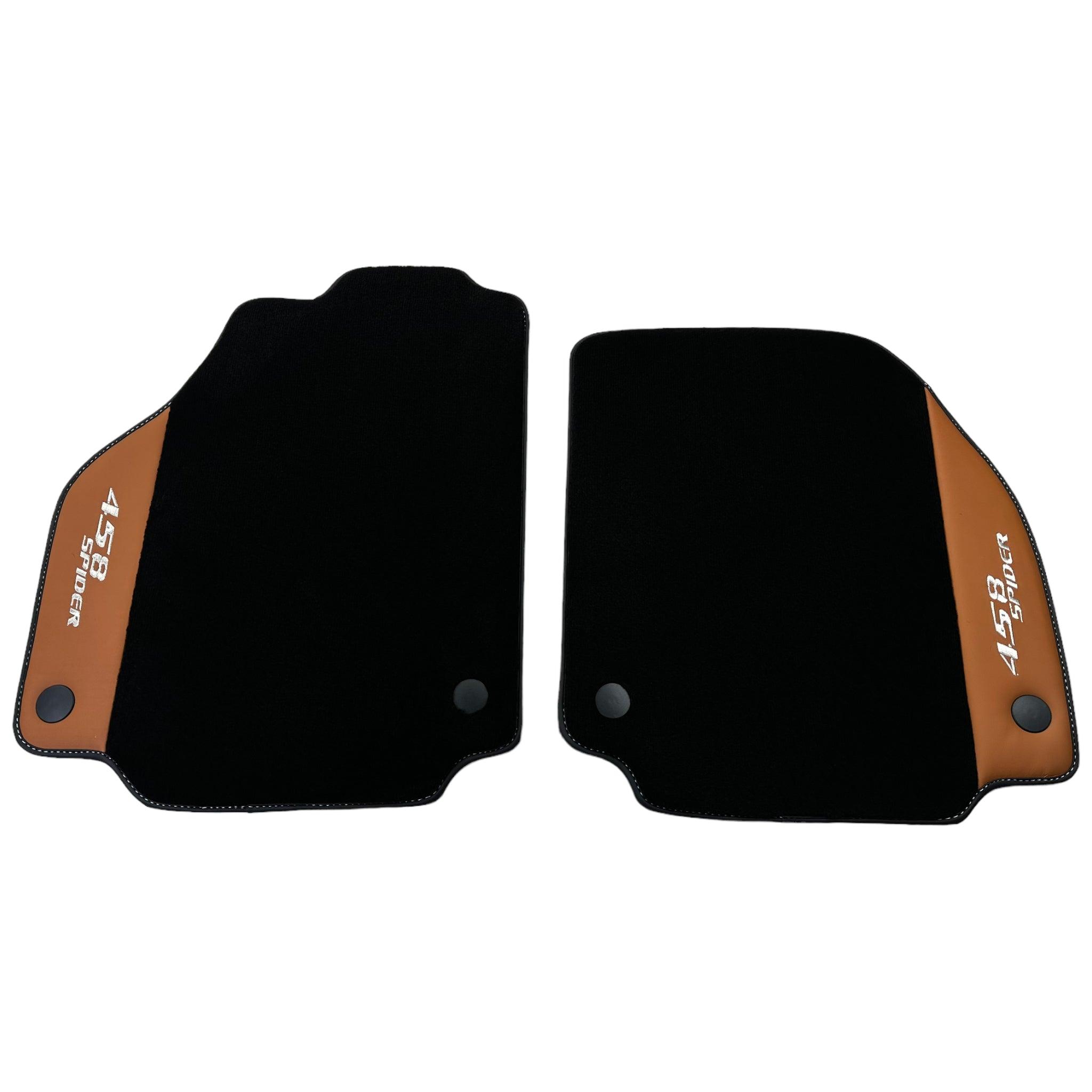 Floor Mats for Ferrari 458 Spider (2012-2015) with Cuoio Nappa Leather