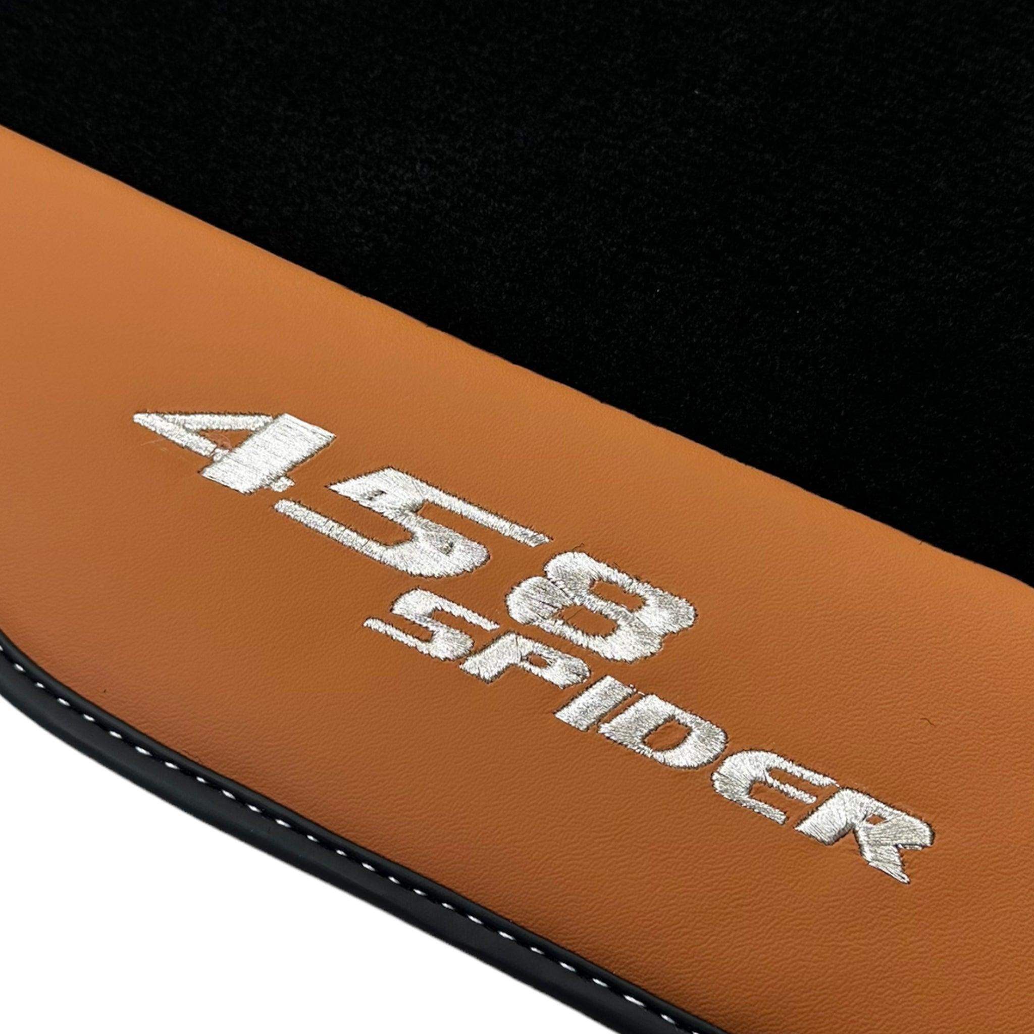 Floor Mats for Ferrari 458 Spider (2012-2015) with Cuoio Nappa Leather