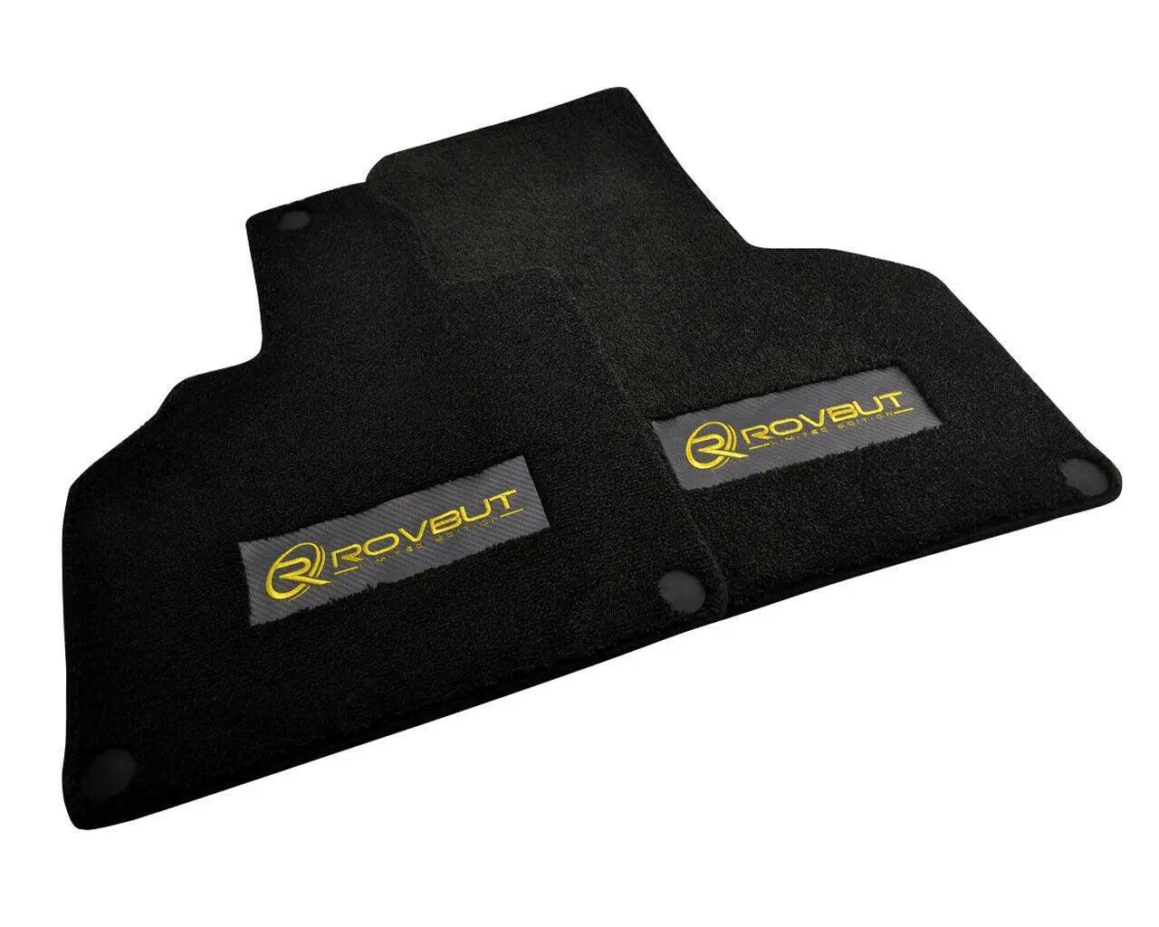 Floor Mats for Lamborghini Gallardo Leather Carbon Tailored ROVBUT Limited Edition - AutoWin
