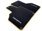 Floor Mats for Lamborghini Gallardo With Yellow Trim