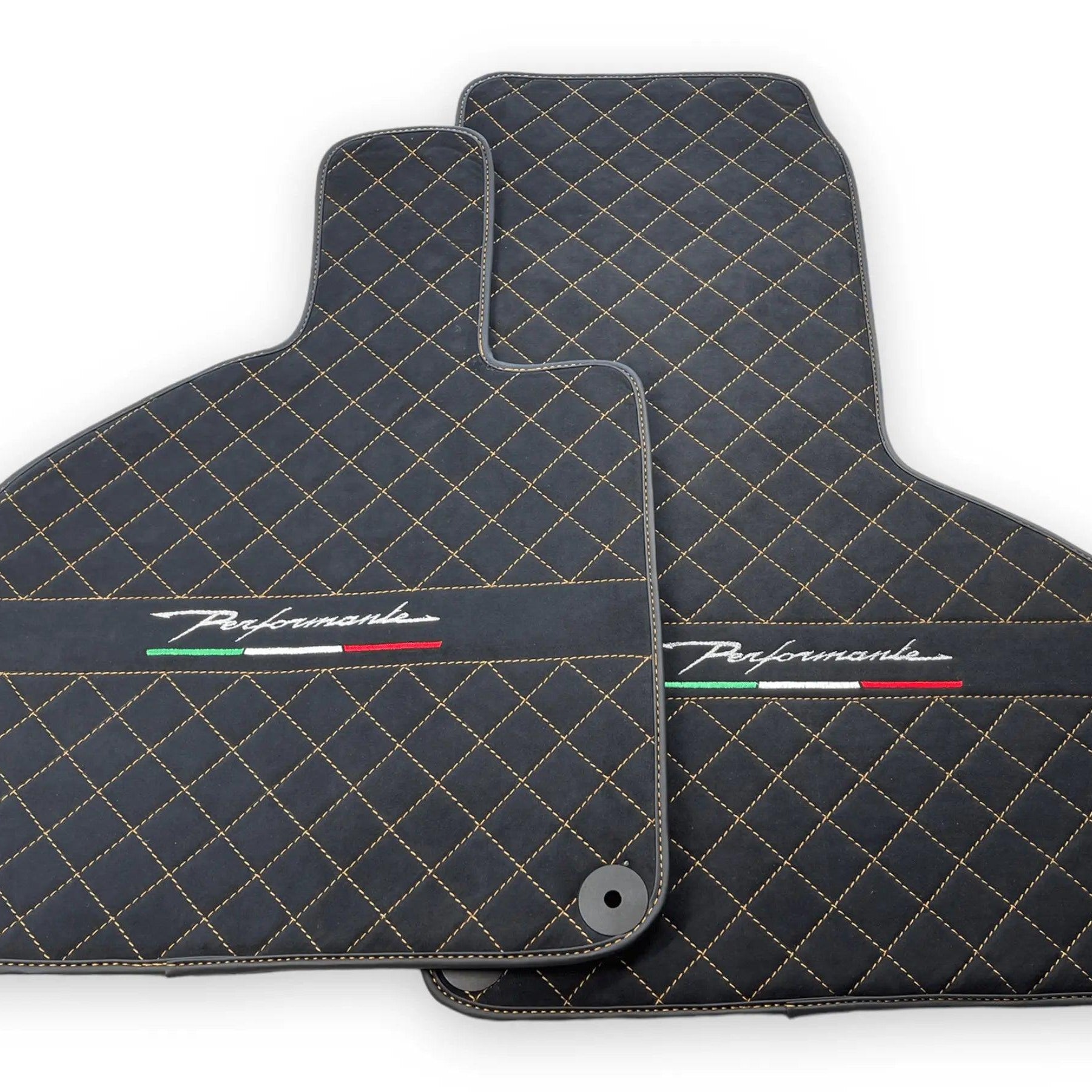 Floor Mats for Lamborghini Huracan Perfomante Alcantara Leather - AutoWin