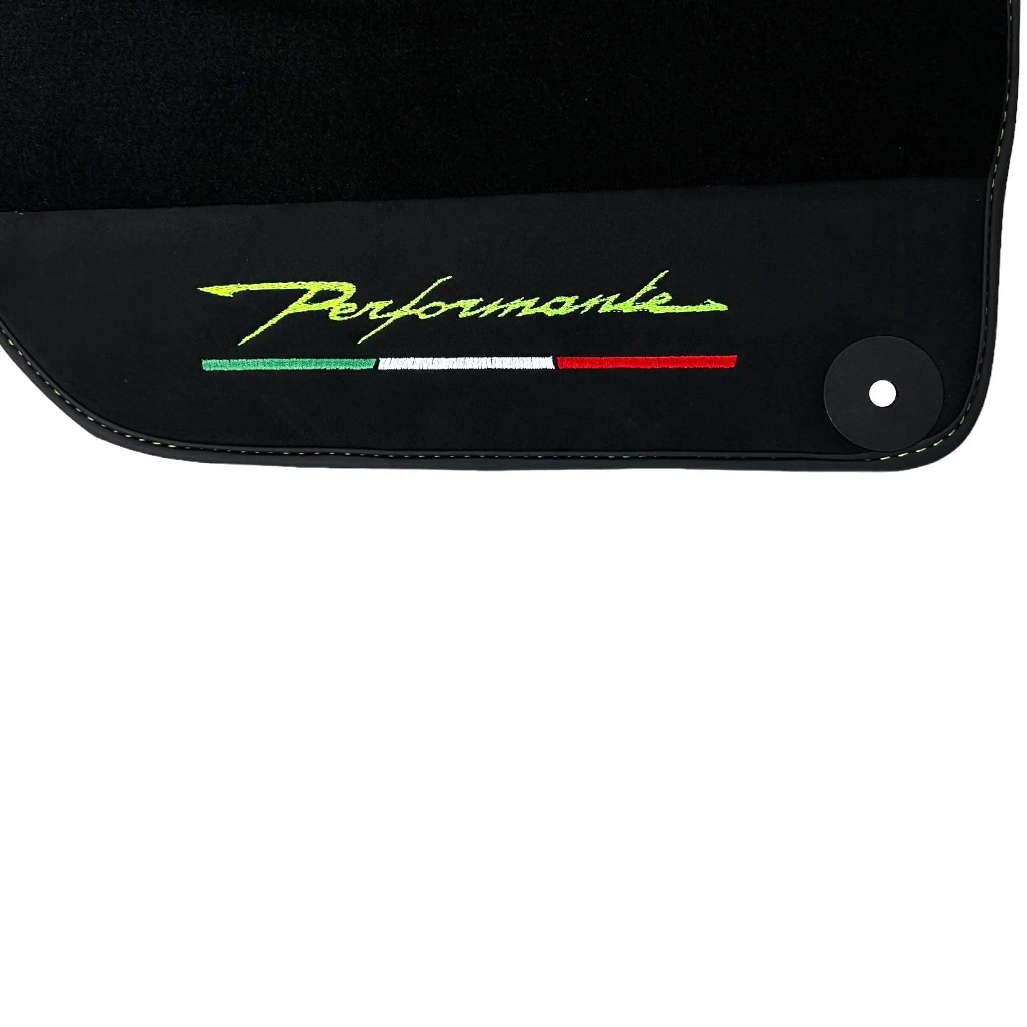 Floor Mats for Lamborghini Huracan Perfomante with Alcantara Leather