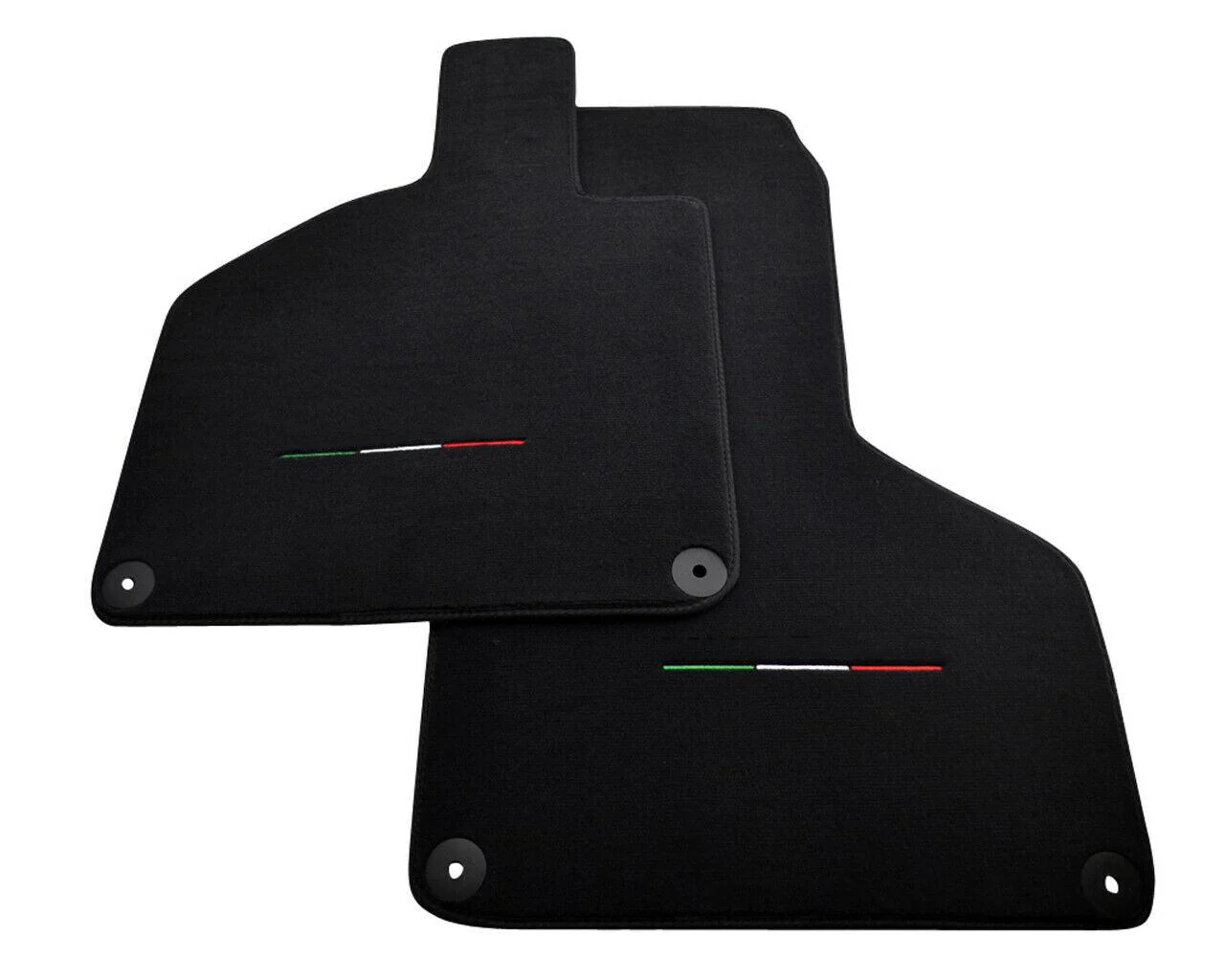 Black Floor Mats for Lamborghini Huracan with Italian Flag