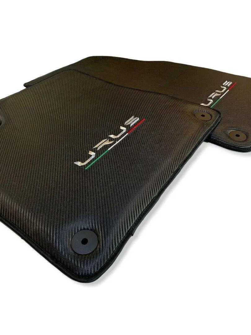 Floor Mats For Lamborghini Urus Carbon Leather Tailored - AutoWin