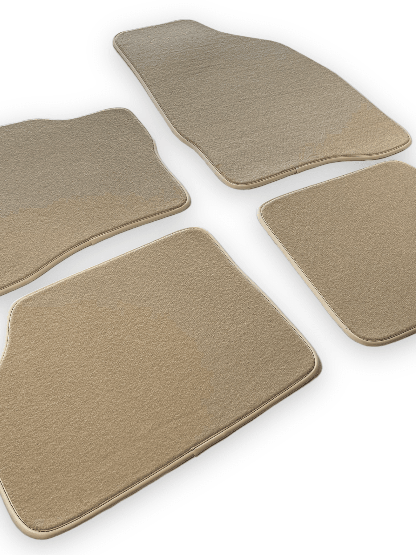 Floor Mats For Lincoln MKS 2009-2016 Beige Tailored Carpets - AutoWin