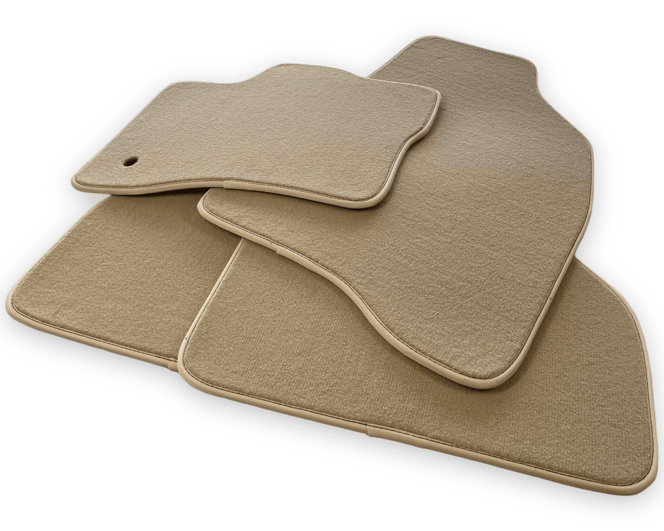 Floor Mats For Lincoln MKS 2009-2016 Beige Tailored Carpets - AutoWin