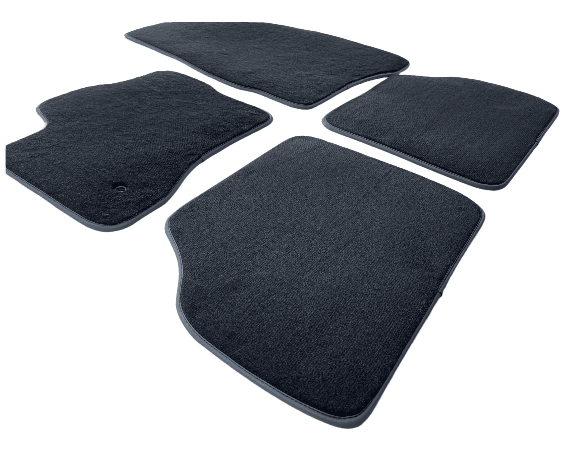 Floor Mats For Lincoln MKS 2009-2016 Black Tailored Carpets - AutoWin