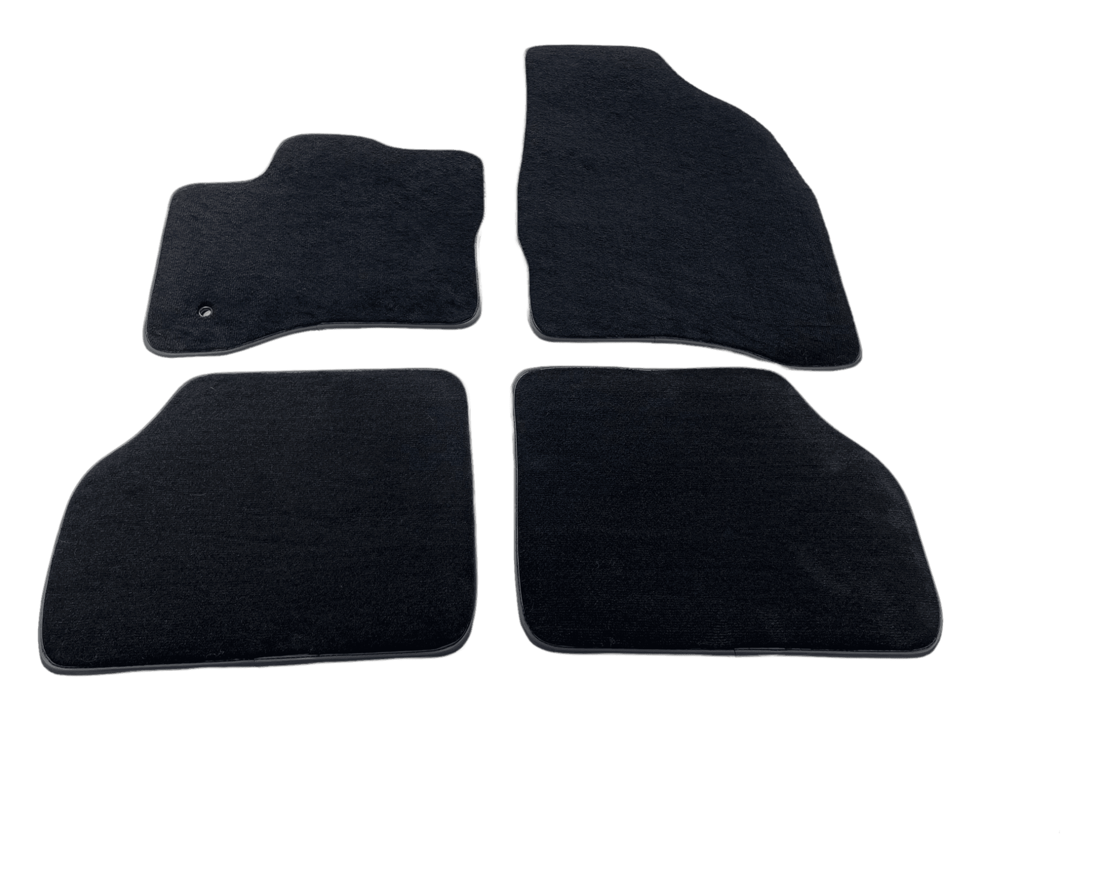 Floor Mats For Lincoln MKS 2009-2016 Black Tailored Carpets - AutoWin