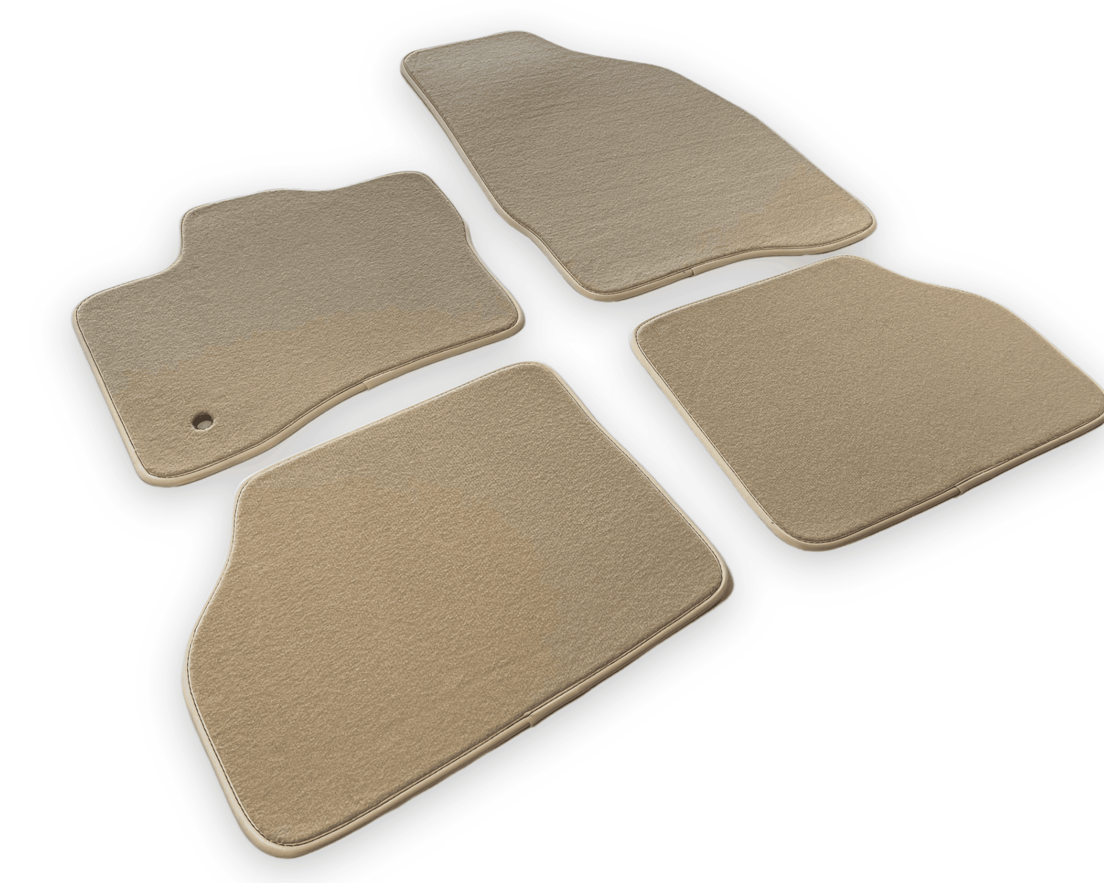 Floor Mats For Lincoln MKS 2009-2016 Beige Tailored Carpets - AutoWin