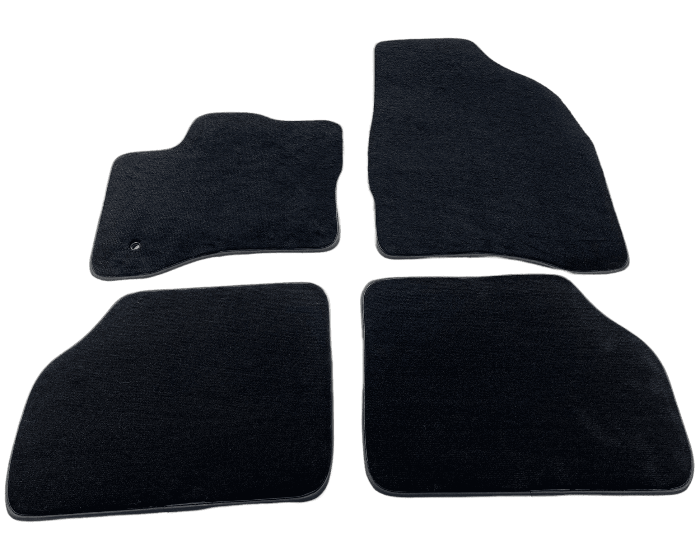 Floor Mats For Lincoln MKS 2009-2016 Black Tailored Carpets - AutoWin