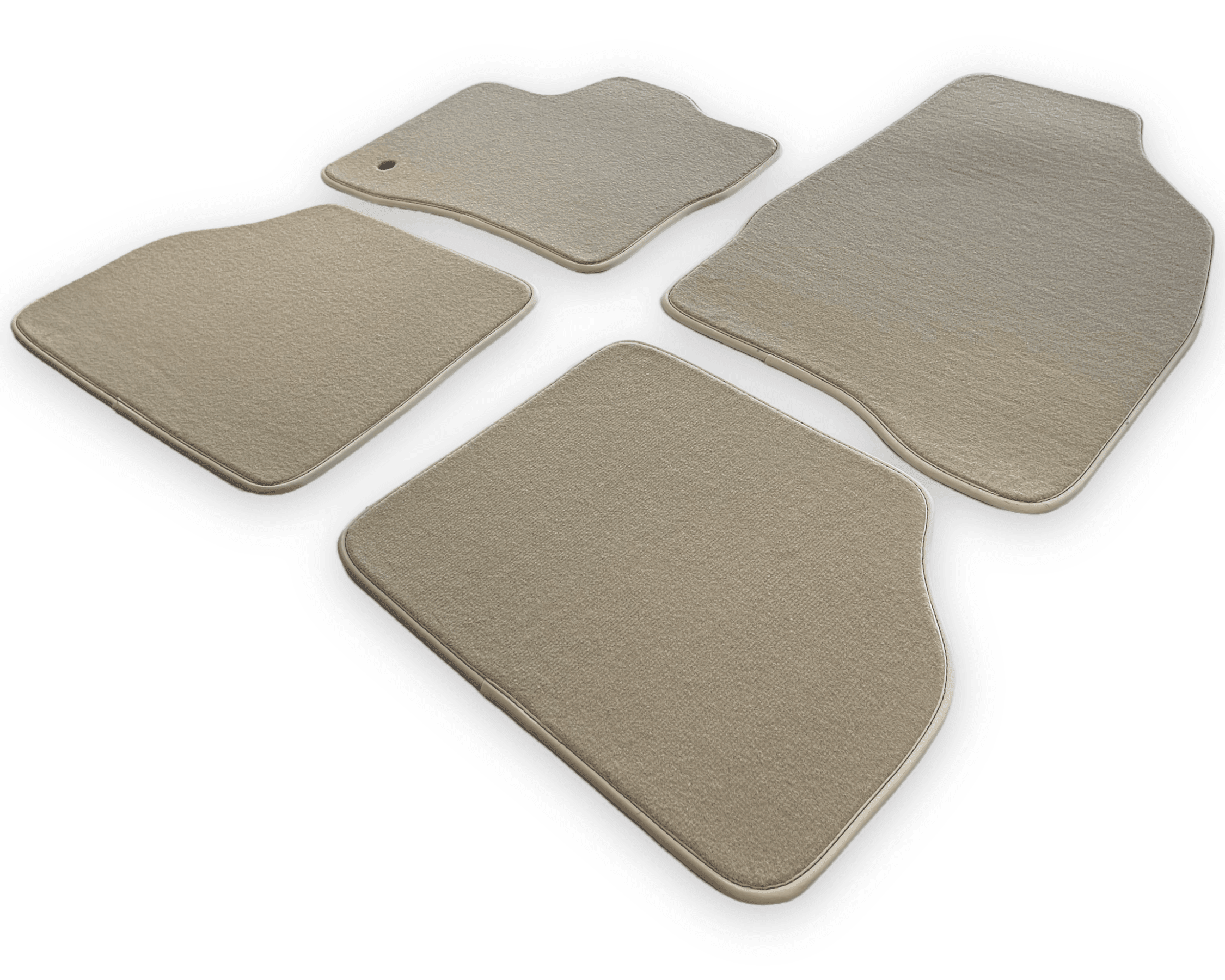 Floor Mats For Lincoln MKS 2009-2016 Beige Tailored Carpets - AutoWin