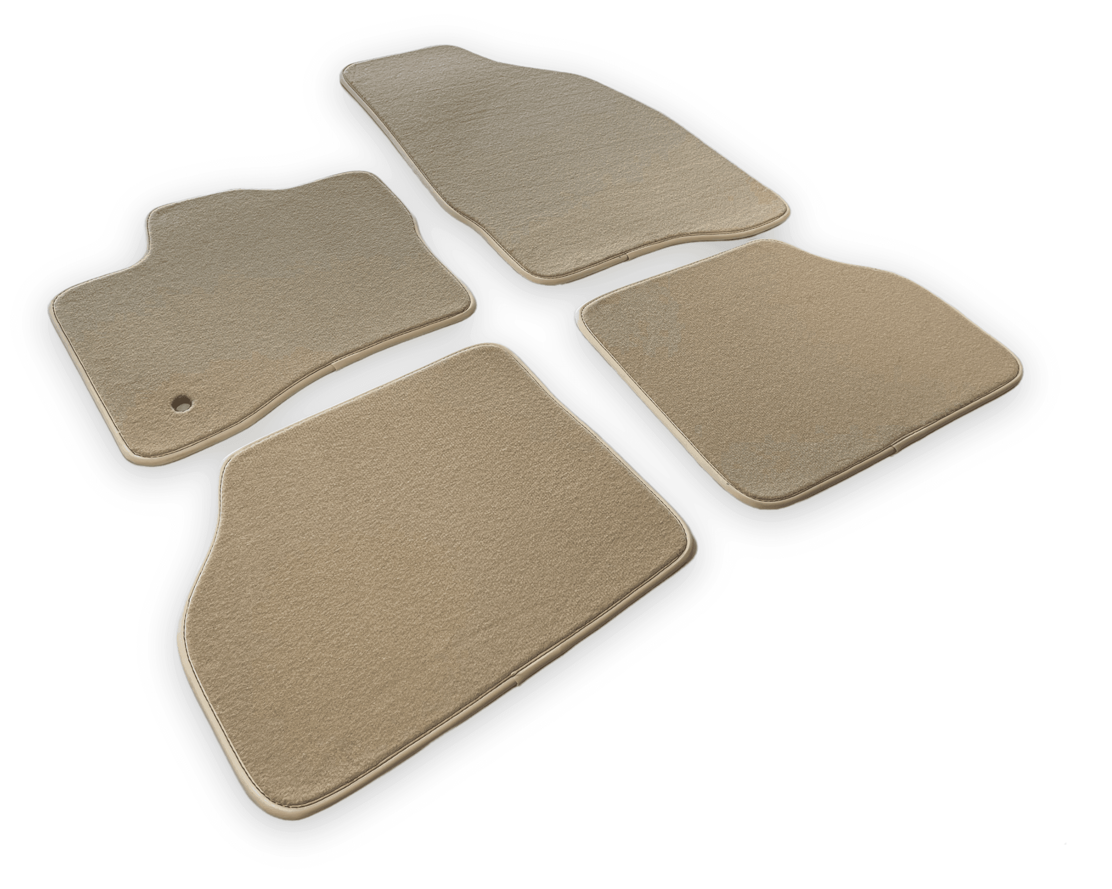 Floor Mats For Lincoln MKS 2009-2016 Beige Tailored Carpets - AutoWin