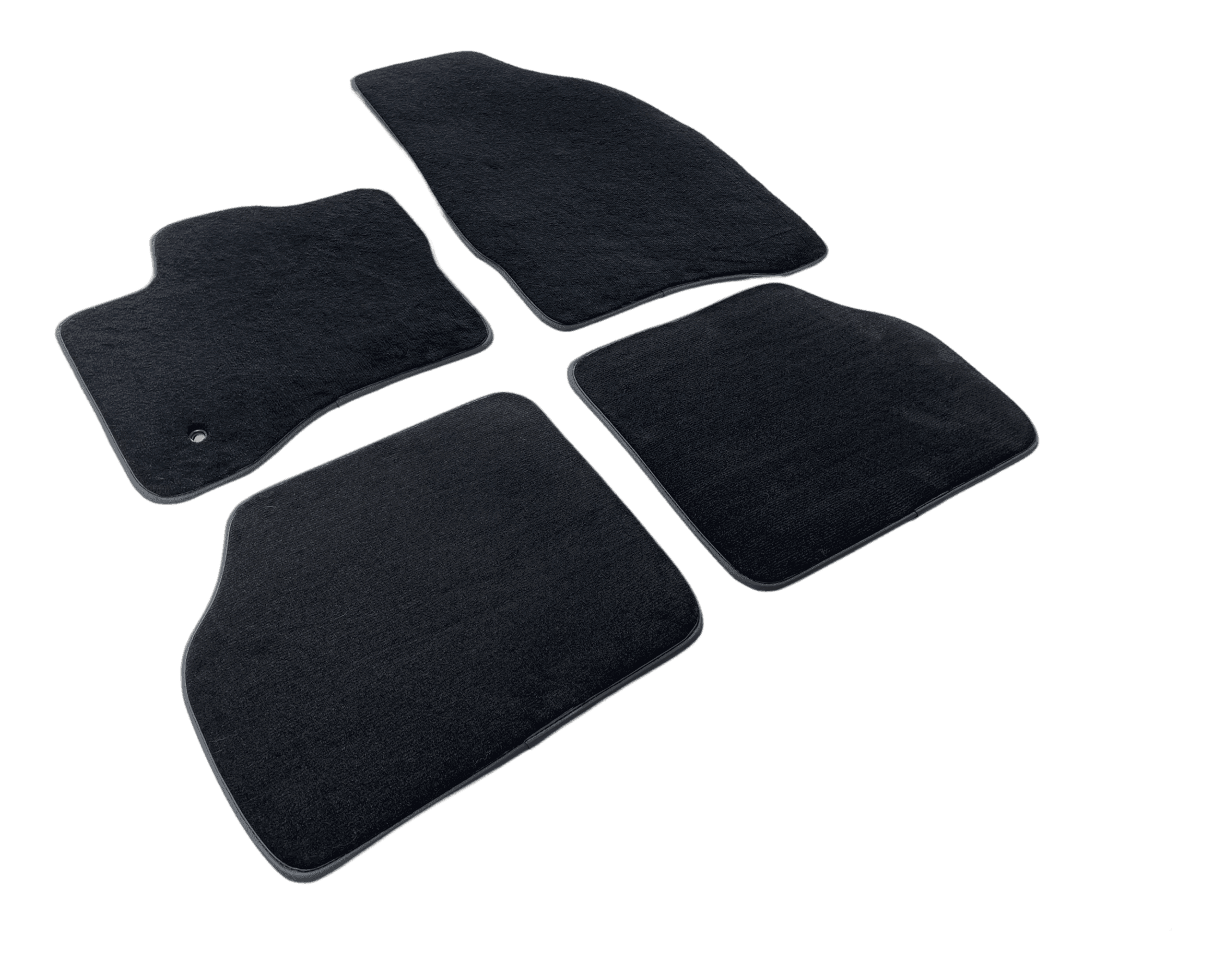 Floor Mats For Lincoln MKS 2009-2016 Black Tailored Carpets - AutoWin