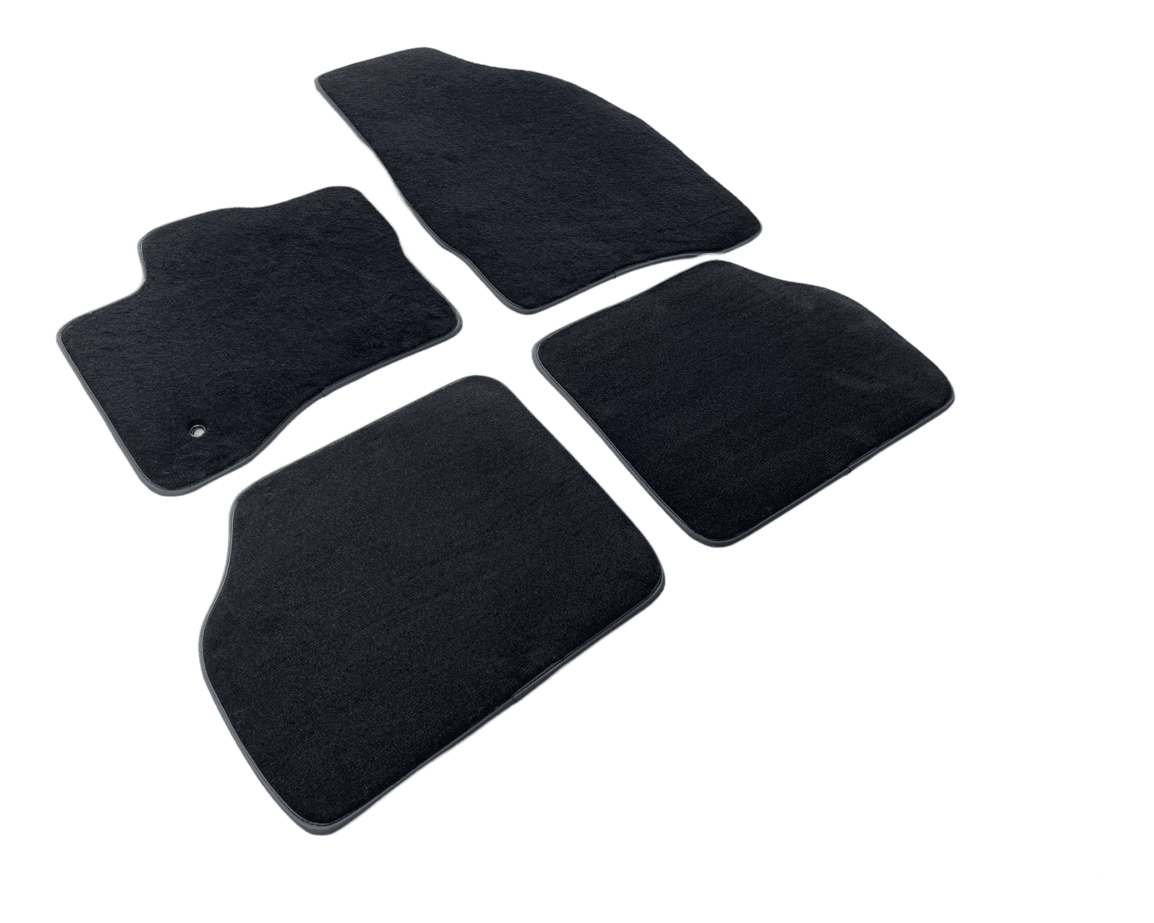 Floor Mats For Lincoln MKS 2009-2016 Black Tailored Carpets - AutoWin