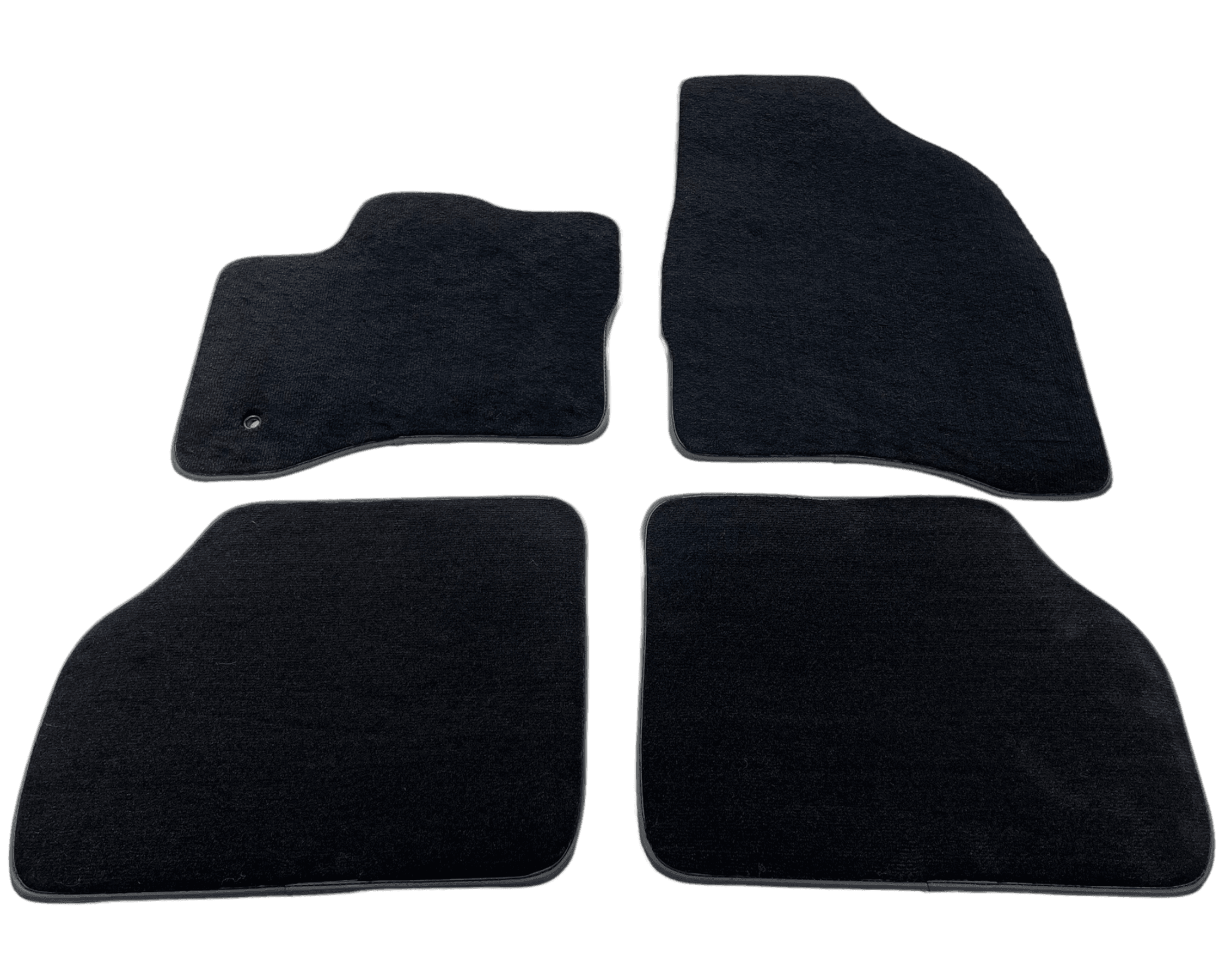 Floor Mats For Lincoln MKS 2009-2016 Black Tailored Carpets - AutoWin