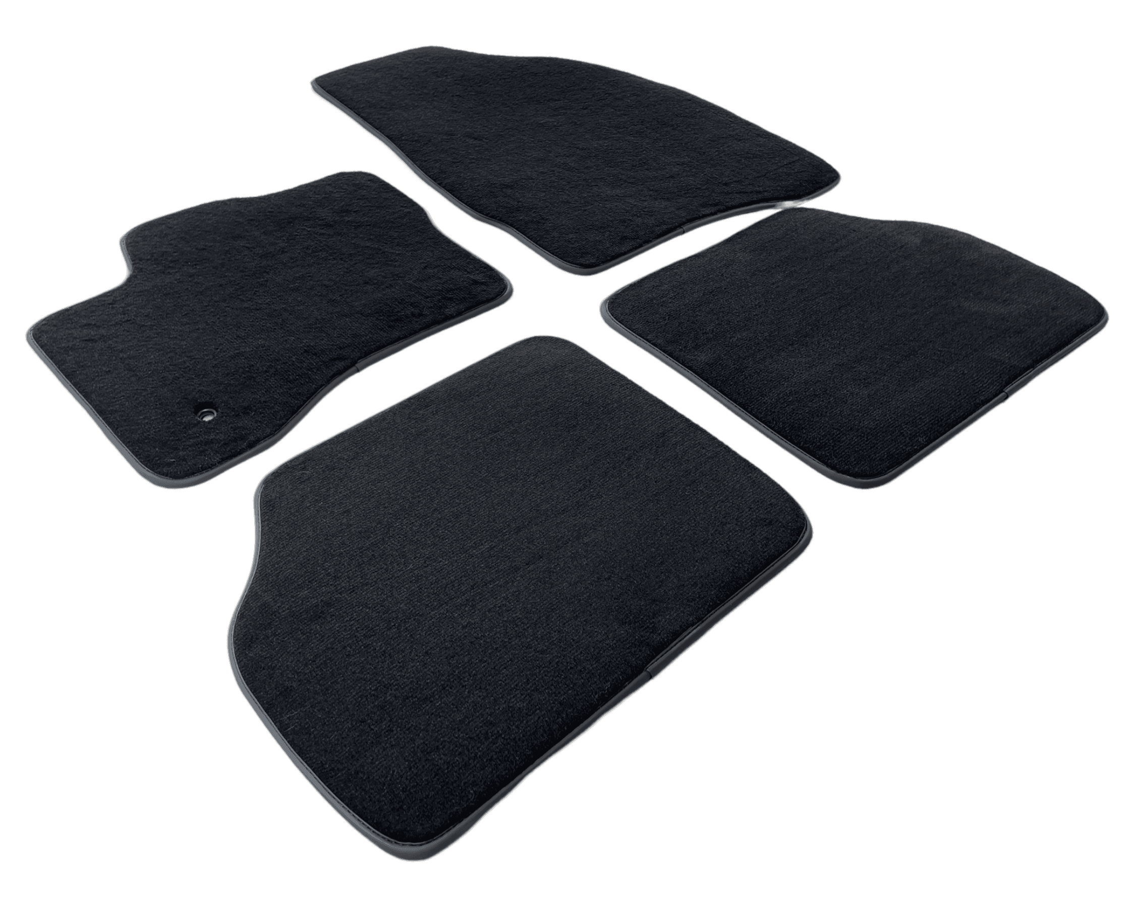 Floor Mats For Lincoln MKS 2009-2016 Black Tailored Carpets - AutoWin