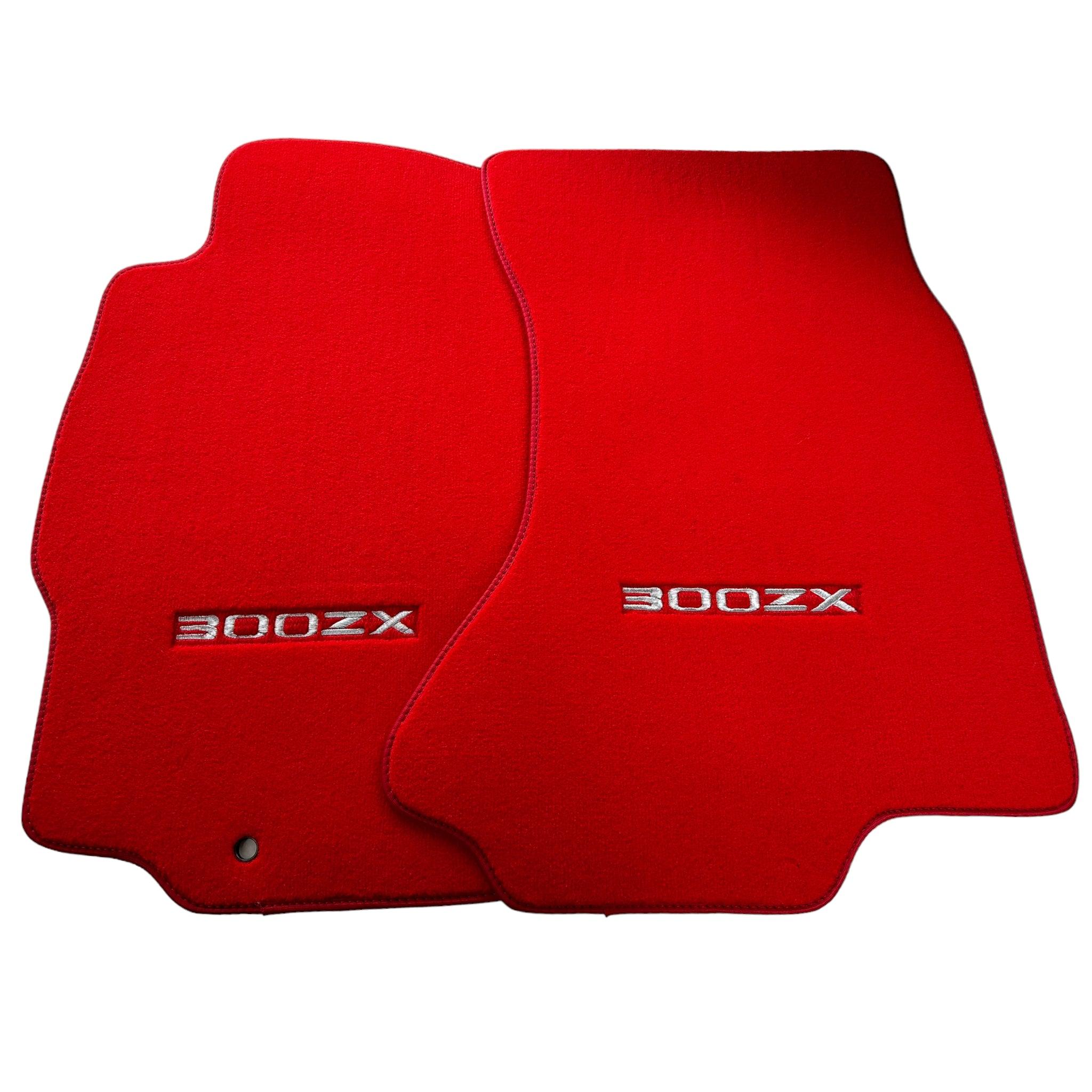 Floor Mats For Nissan 300ZX - Z32 (1990-1996) Tailored Red Carpets - AutoWin