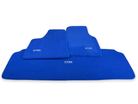 Floor Mats For Tesla Model X (5 Seats) Blue Tailored Carpets ER56 Design - AutoWin