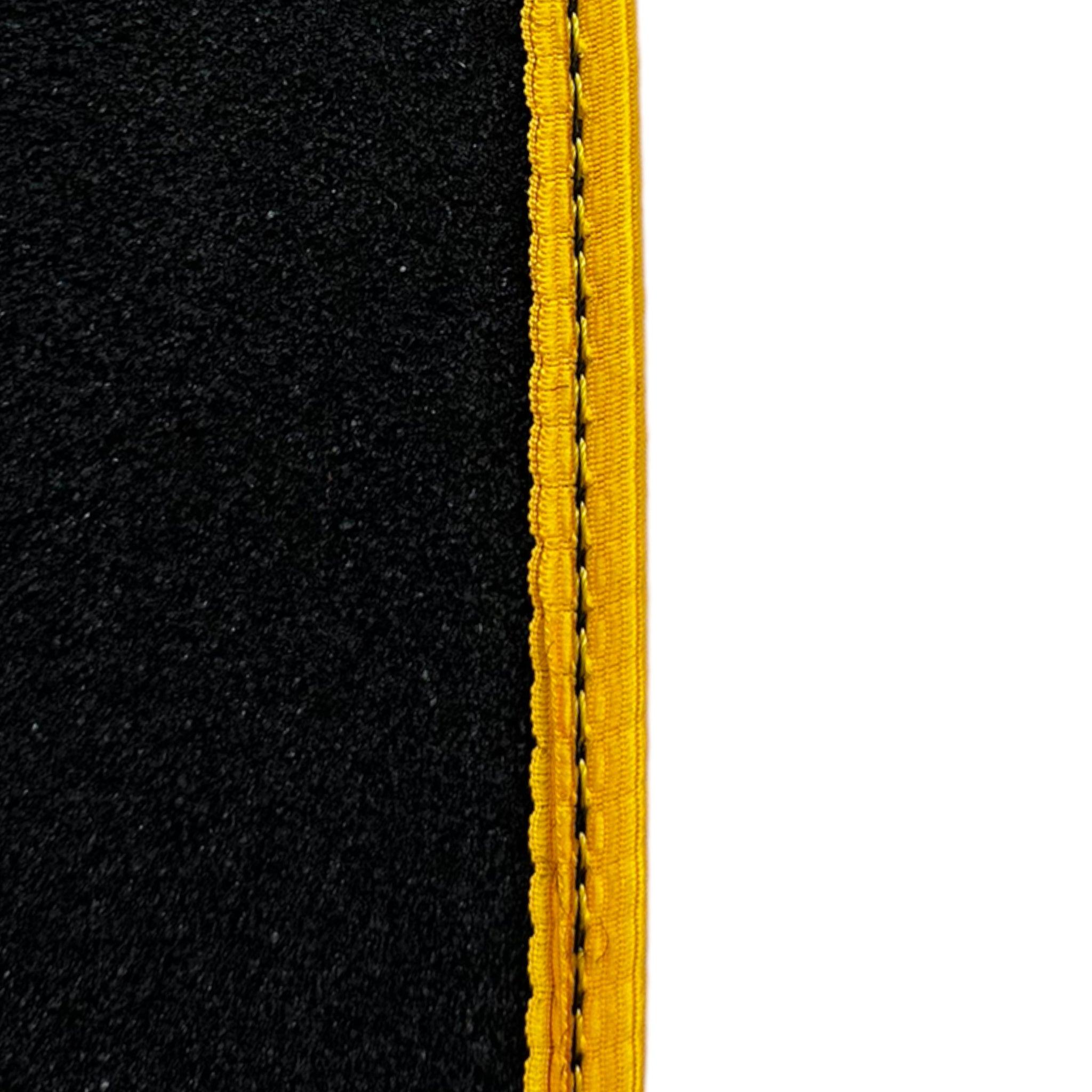 Gray Floor Mats for Lamborghini Huracan EVO (2014-2023) with Yellow Trim