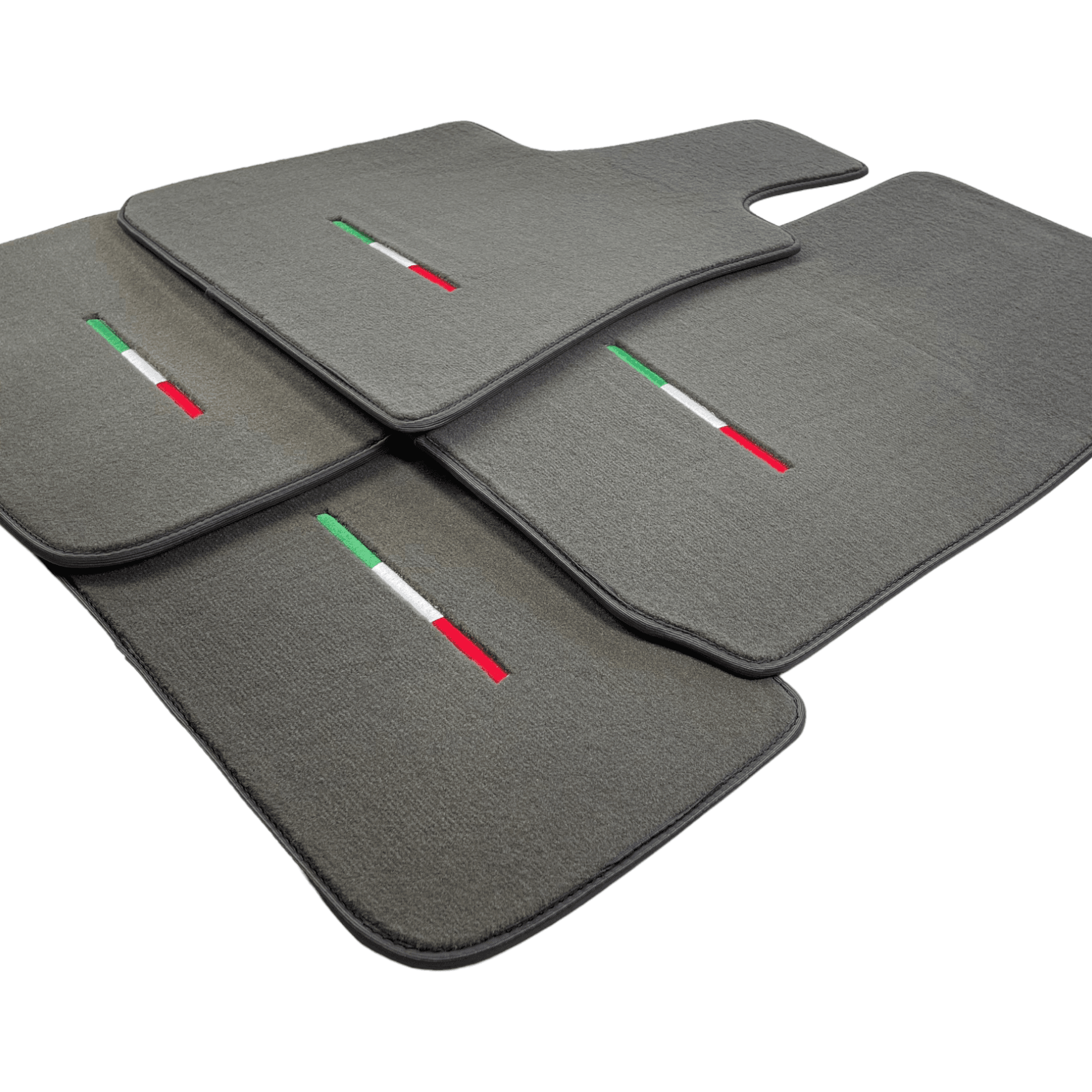 Gray Floor Mats For Maserati Coupé (2001-2007) Italy Edition - AutoWin