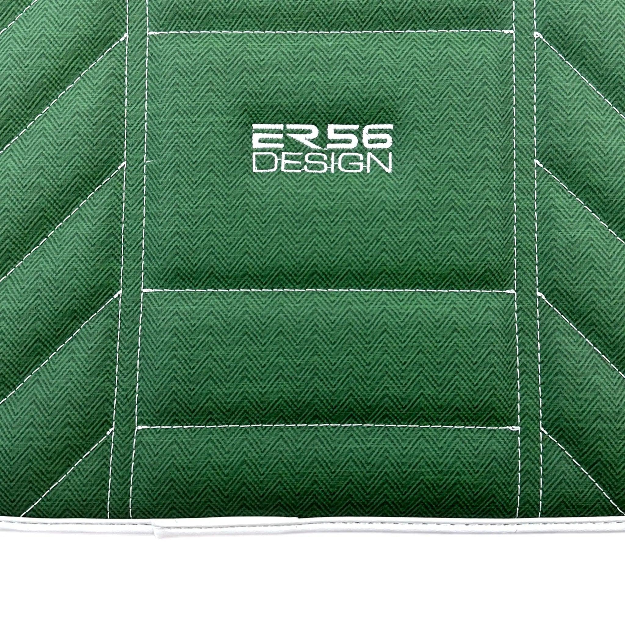 Green Leather Floor Mats For Rolls Royce Black Badge Phantom Drophead Coupe 20072016