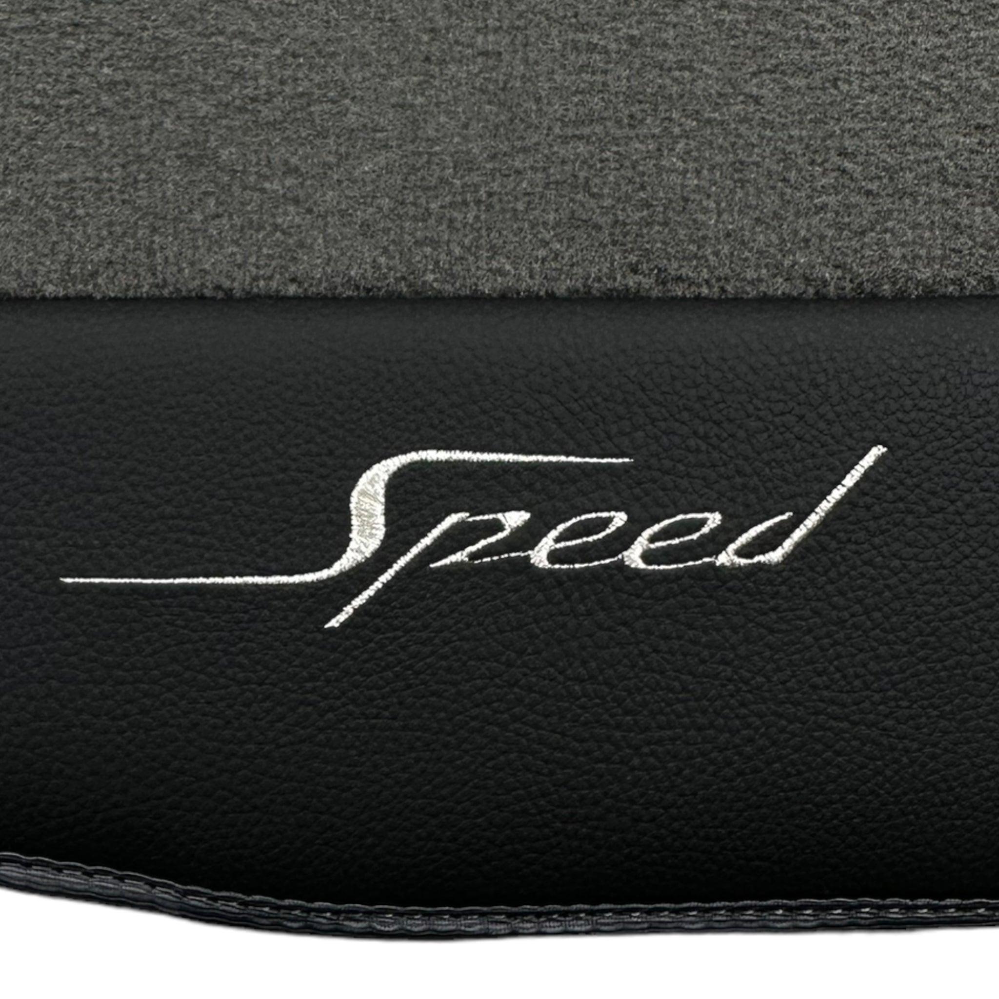 Grey Floor Mats For Bentley Bentayga (2015-2023) with Leather