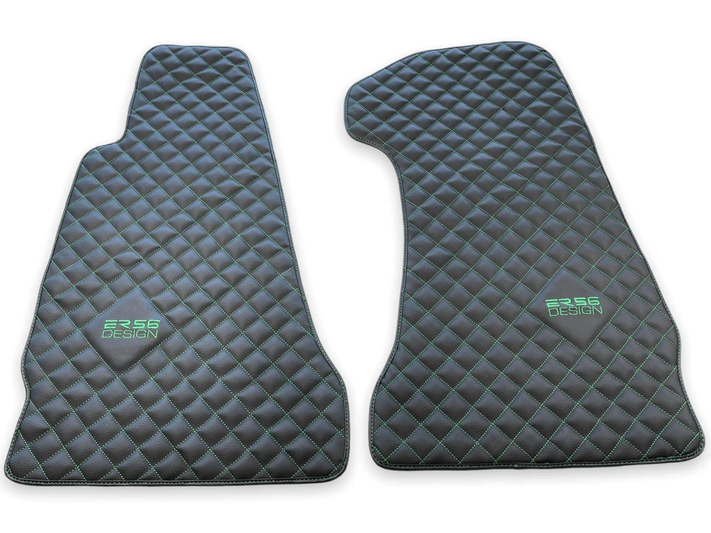 Leather Floor Mats For Aston Martin DB11 (2016–2023) ER56 Design - AutoWin