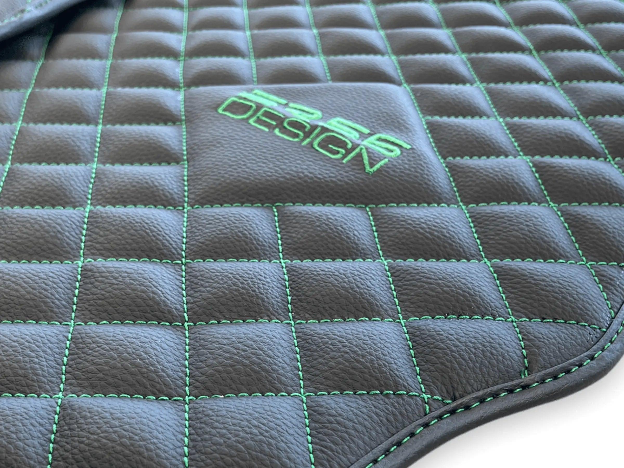 Leather Floor Mats For Aston Martin Vanquish (2012–2018) ER56 Design - AutoWin