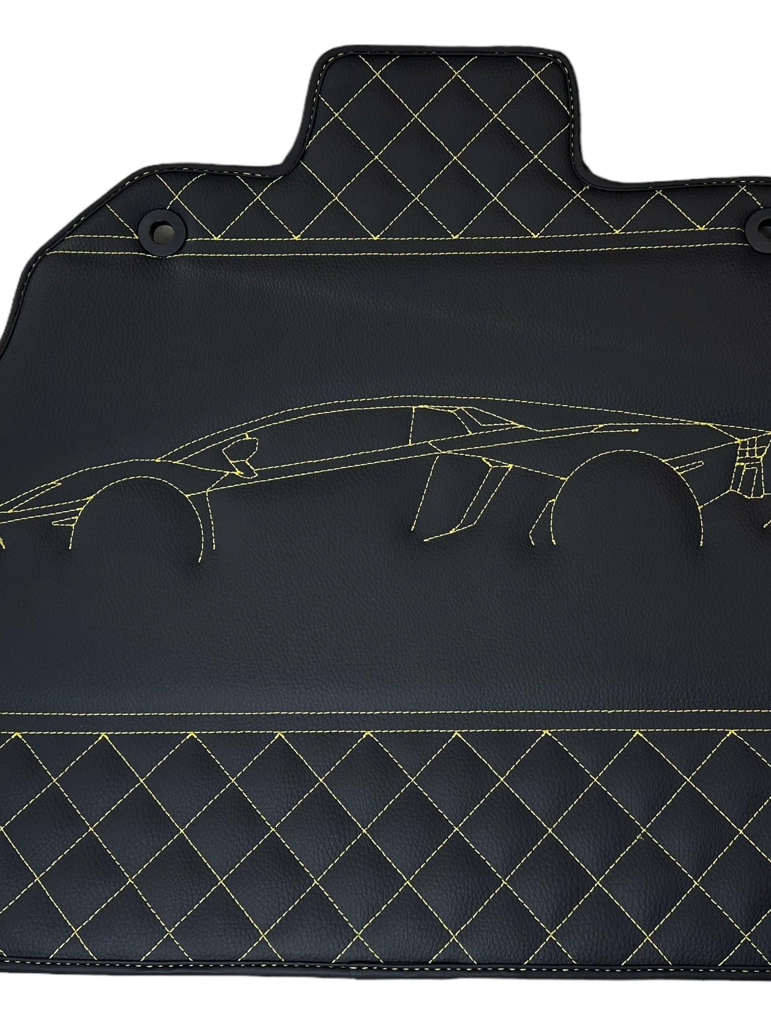 Leather Floor Mats for Lamborghini Aventador SV SVJ