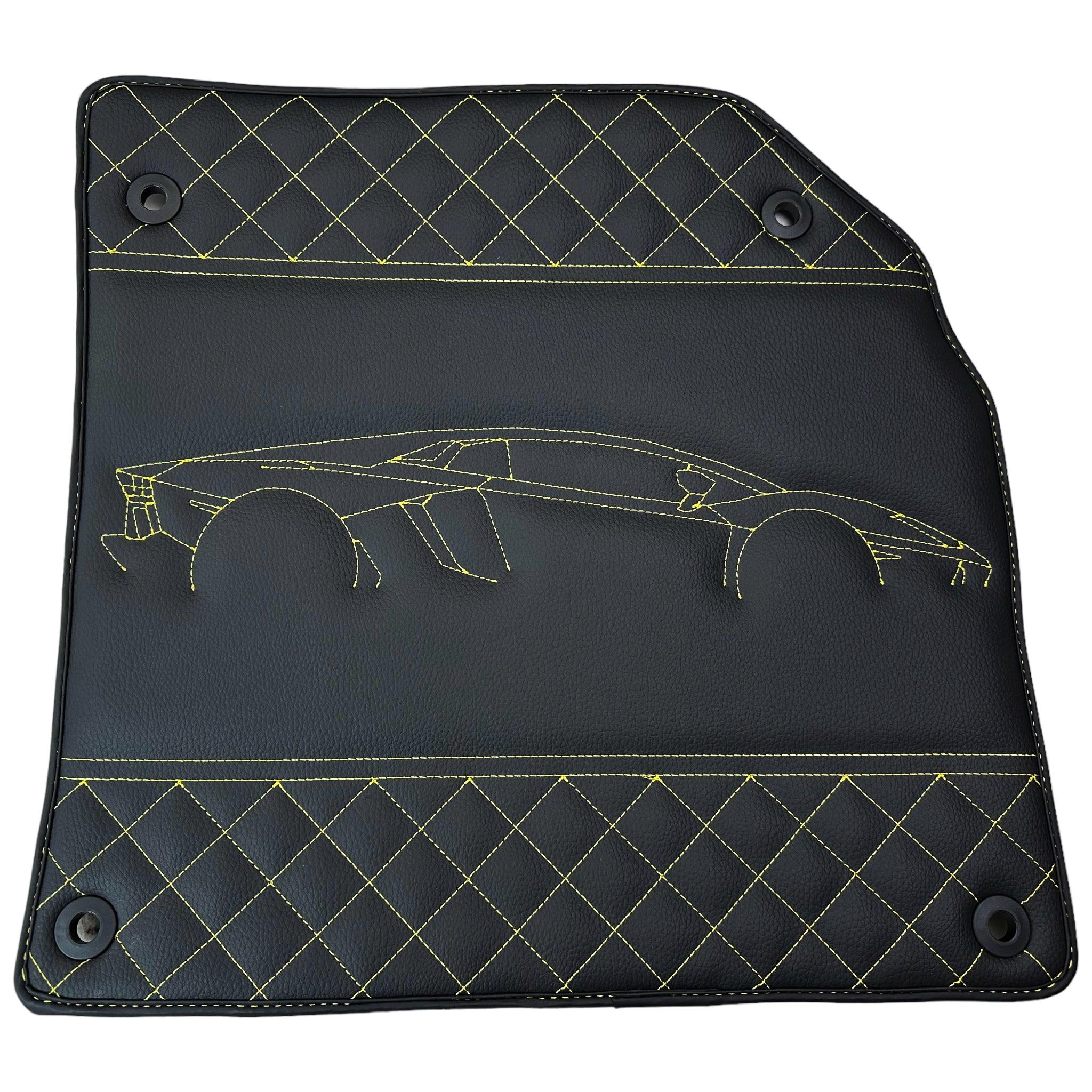 Leather Floor Mats for Lamborghini Aventador SV SVJ