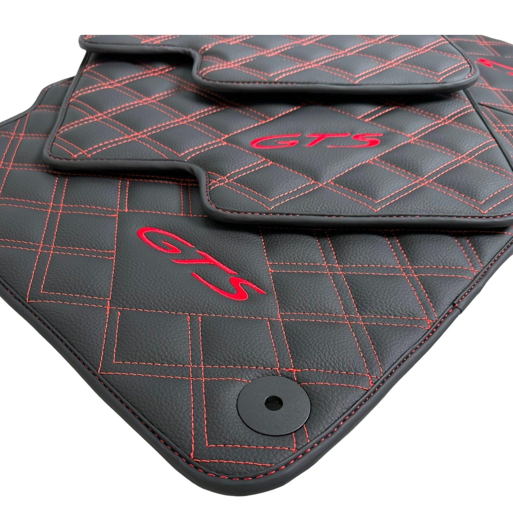 Leather Floor Mats for Porsche Taycan (2019-2023) - AutoWin