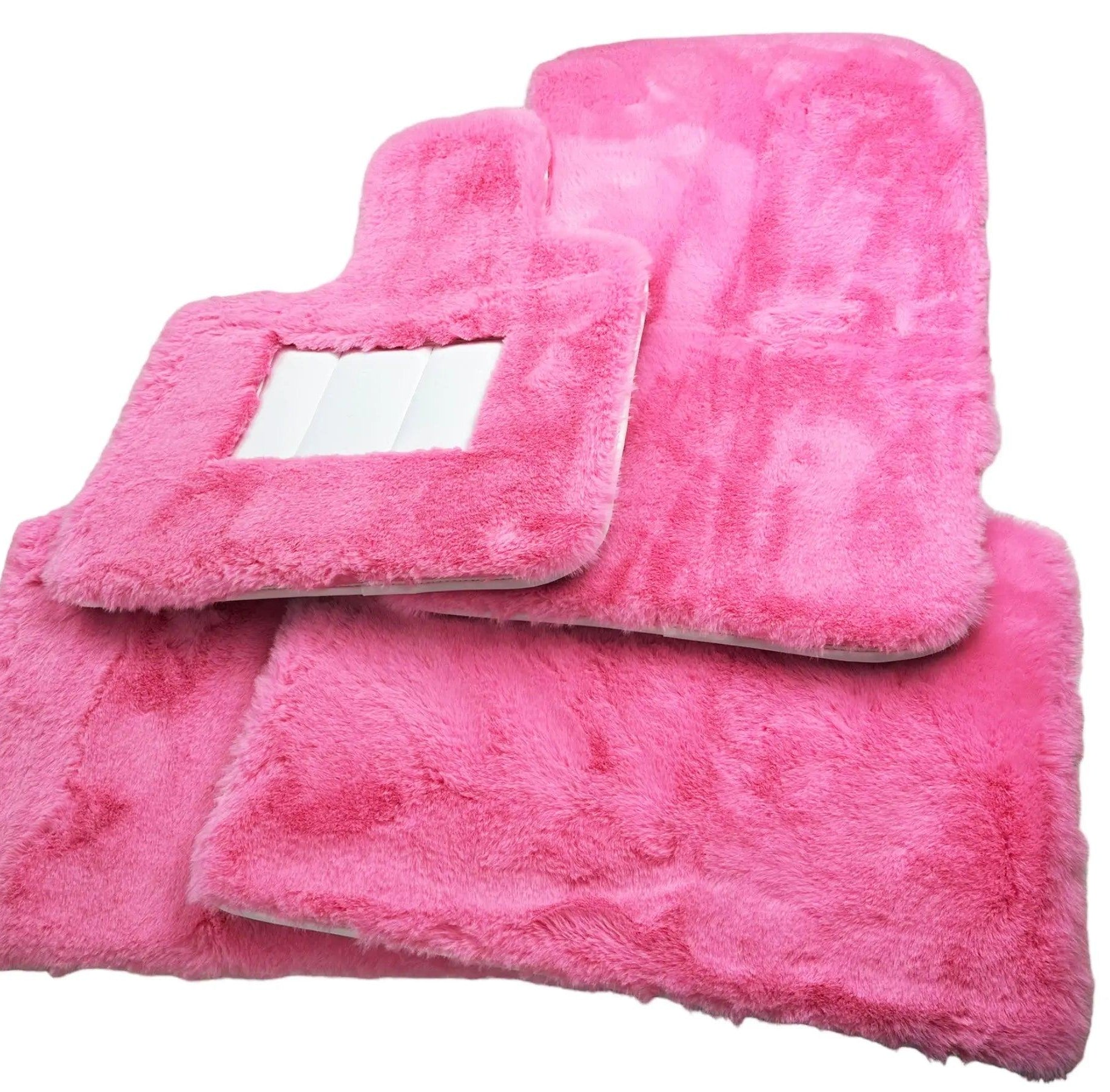 Pink Sheepskin Floor Mats For Rolls Royce Cullinan Rr31 2018-2023 Er56 Design Brand