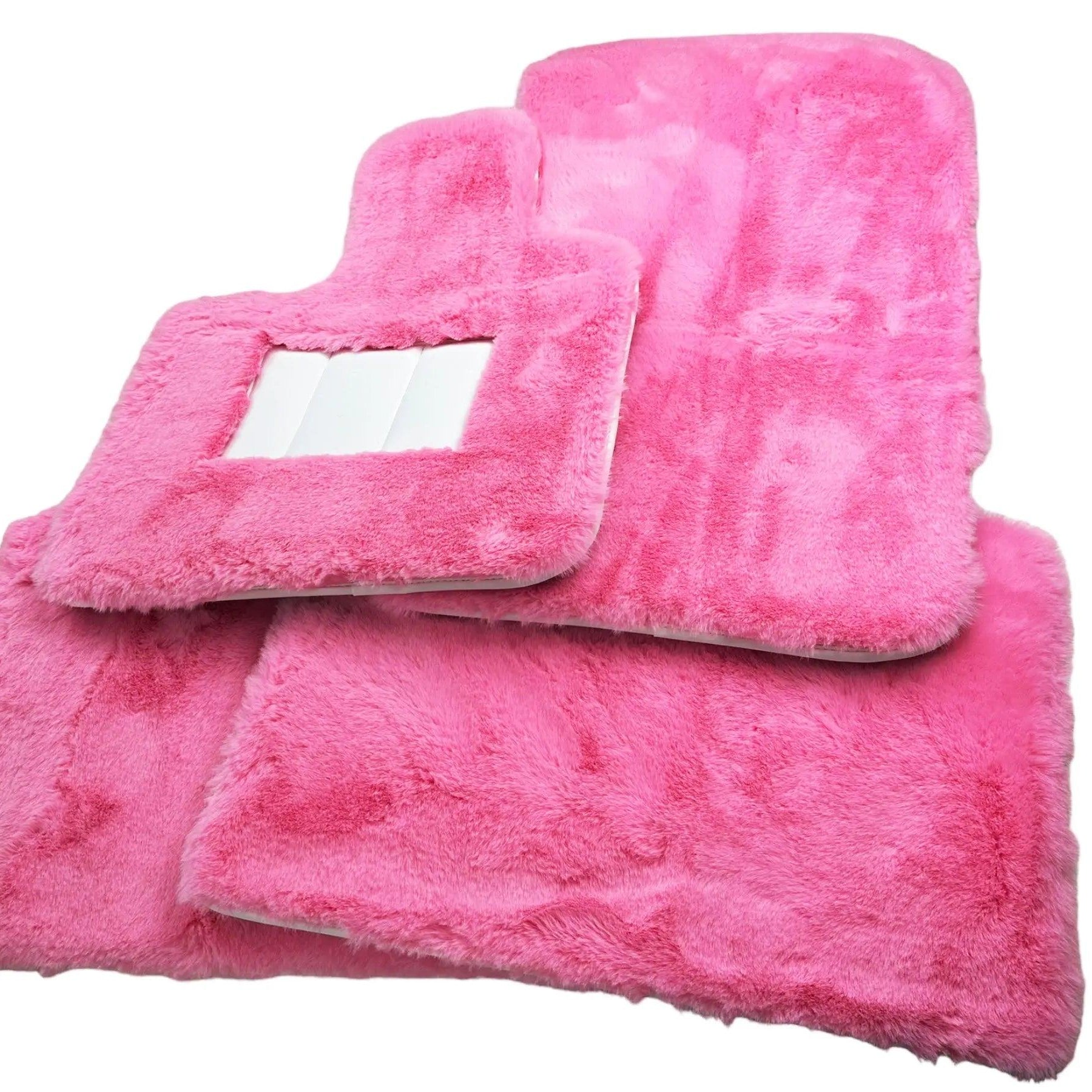 Pink Sheepskin Floor Mats For Rolls Royce Wraith 20132023 Er56 Design