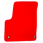 Red Floor Mats for Jeep Renegade (2018-2024) Co Driver with Fixing System | AutoWin