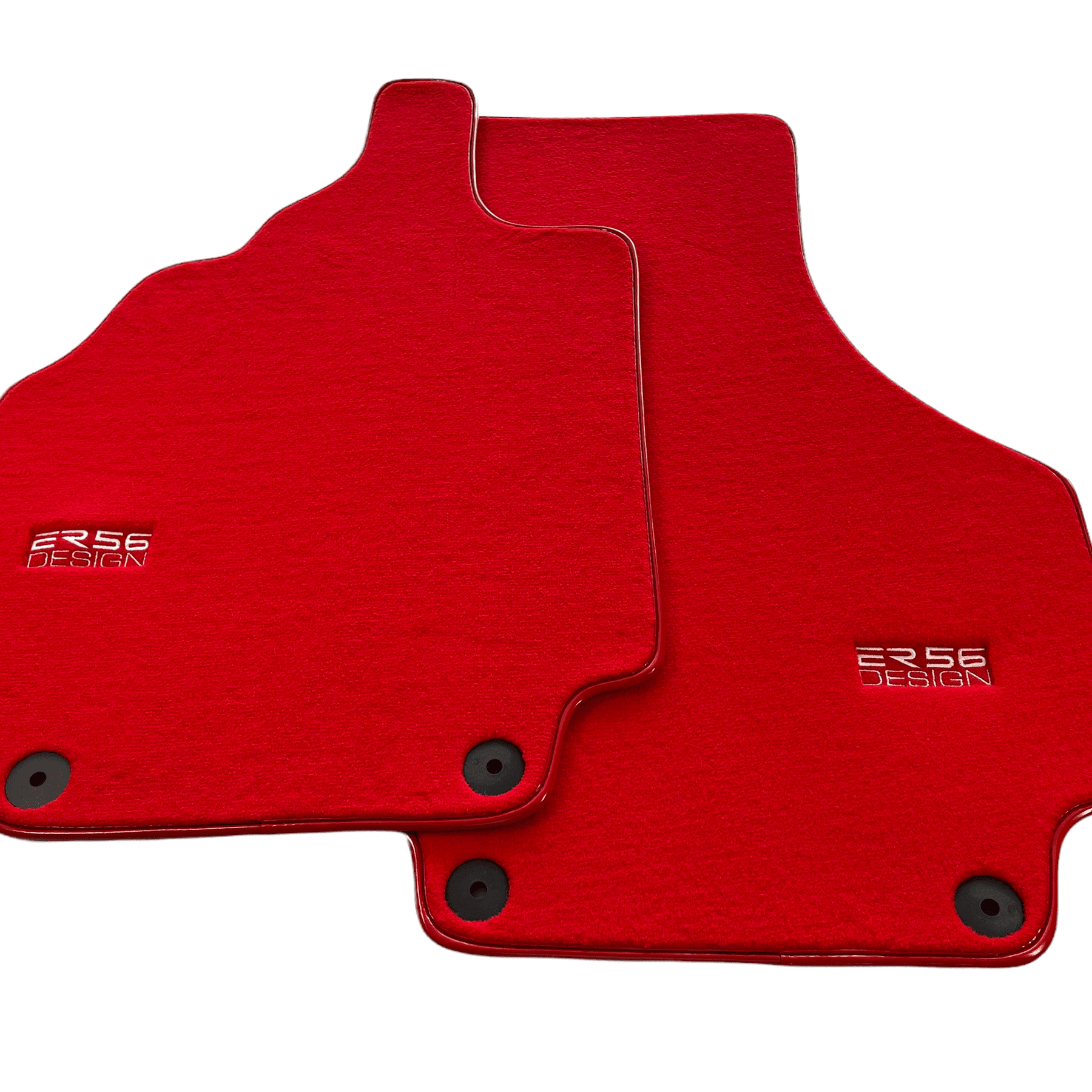 Floor Mats for Audi R8 1nd Gen 2007-2013 Red Carpet Er56 Design - AutoWin