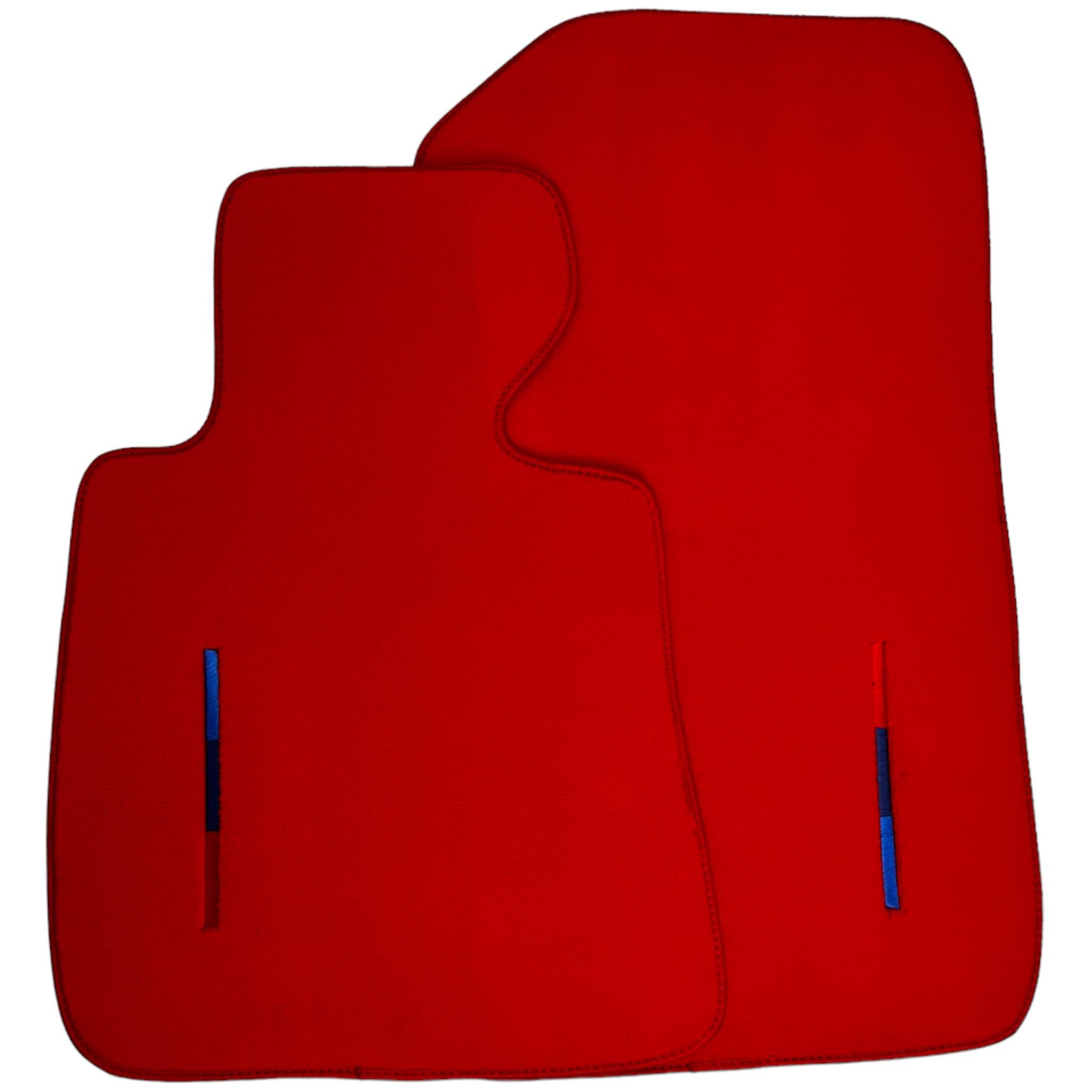 Red Floor Mats For BMW 3 Series E92 LCI With M Package - AutoWin