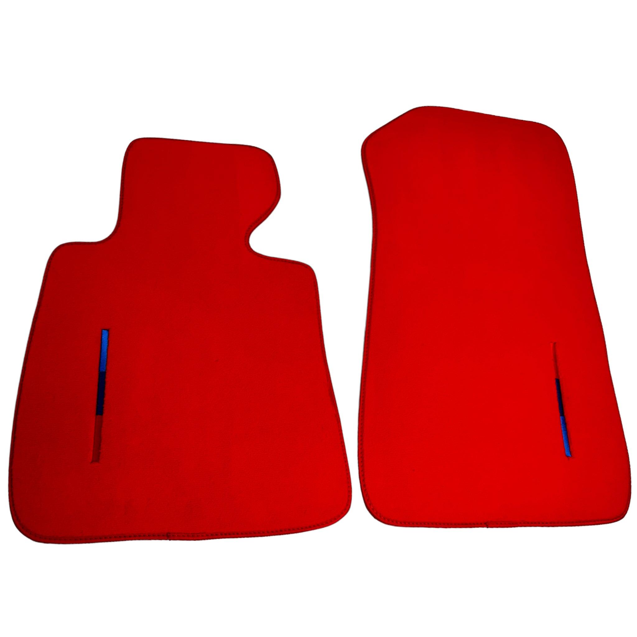 Red Floor Mats For BMW 3 Series E92 LCI With M Package - AutoWin