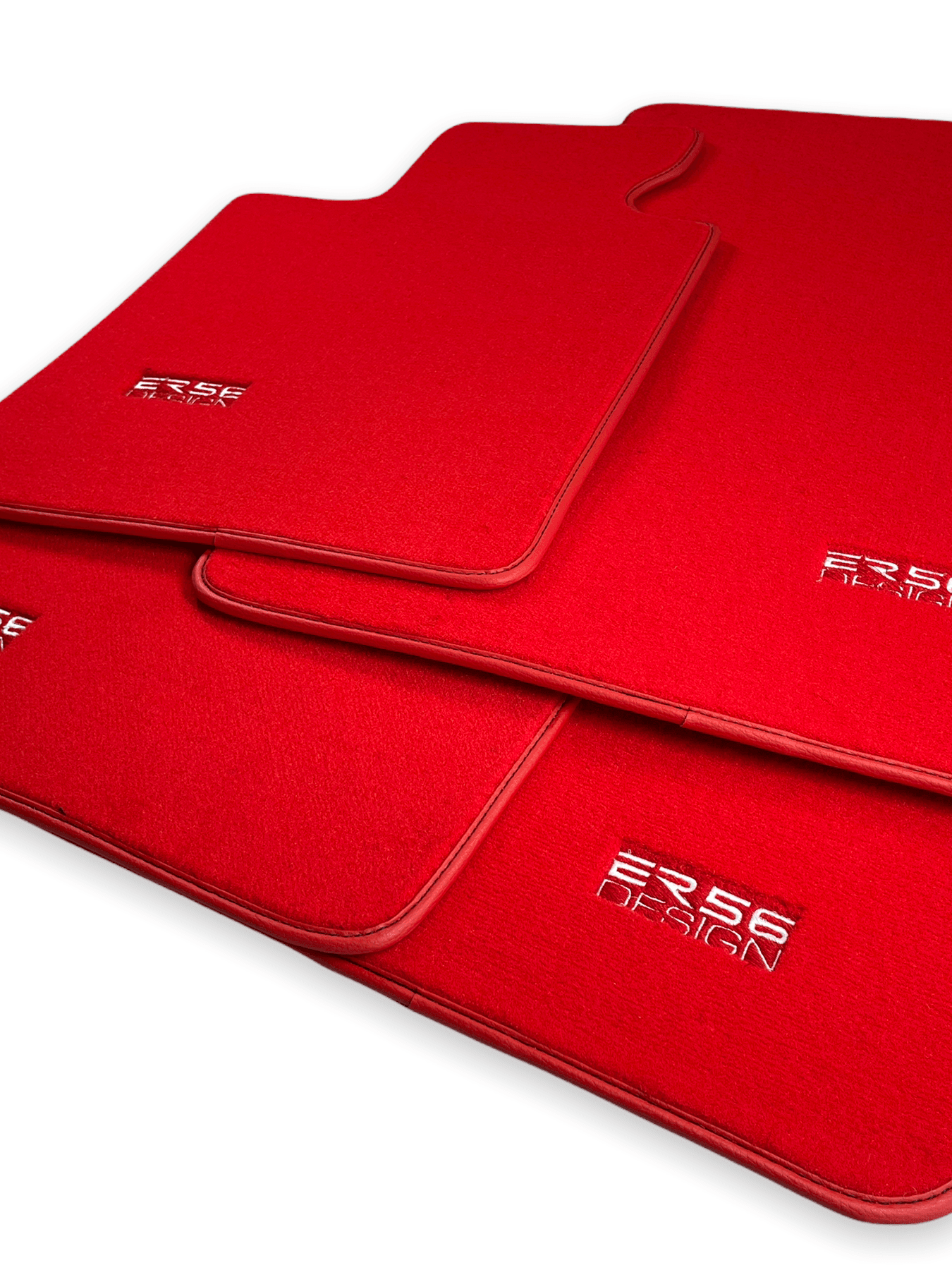 Red Floor Mats For BMW 8 Series Gran Coupe G16 - ER56 Design Brand - AutoWin
