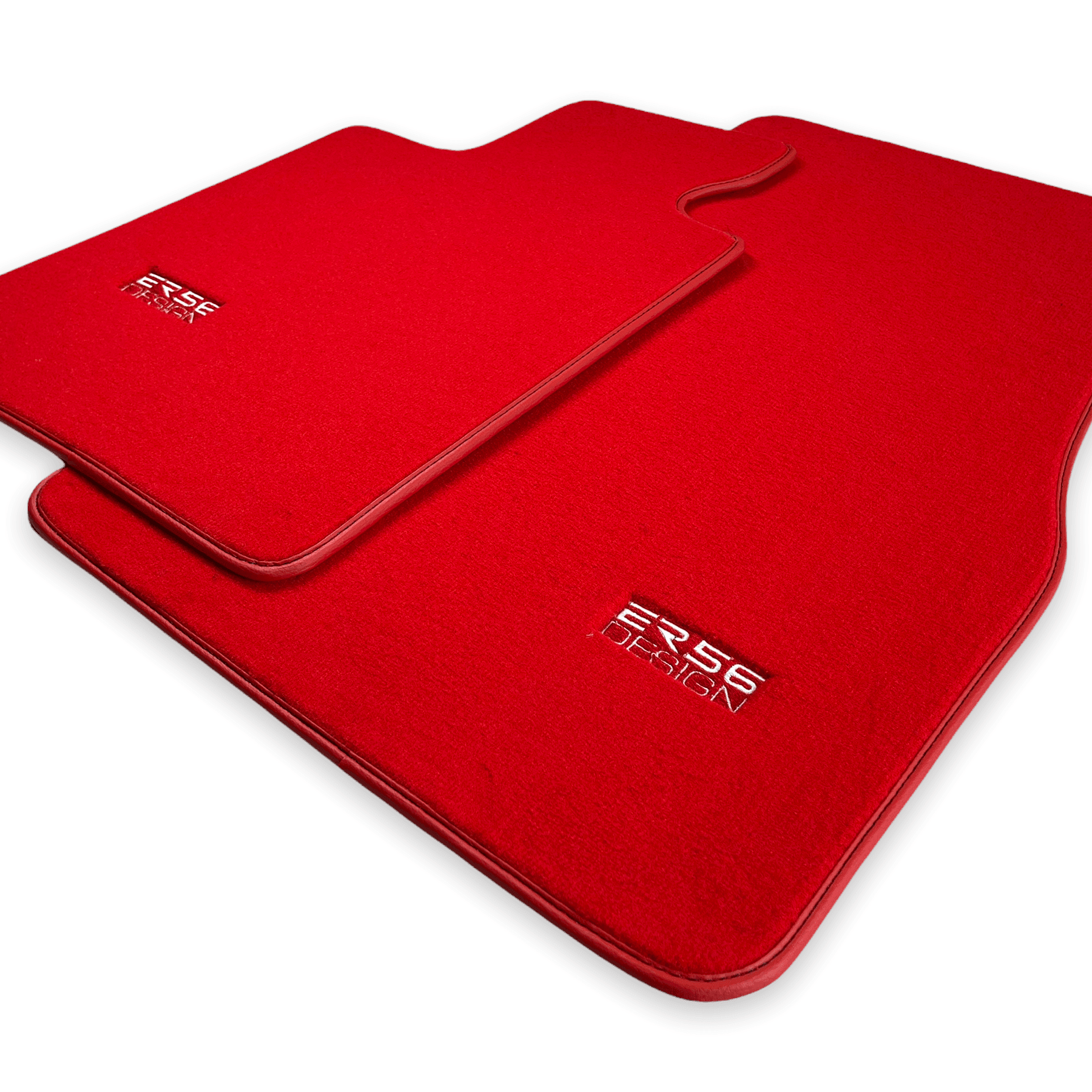 Red Floor Mats For BMW Z4 Series E86 Coupe (2003-2008) - ER56 Design Brand - AutoWin
