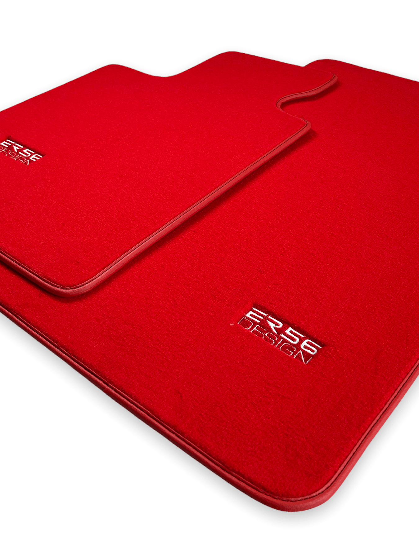 Red Floor Mats For BMW Z4 Series E86 Coupe (2003-2008) - ER56 Design Brand - AutoWin