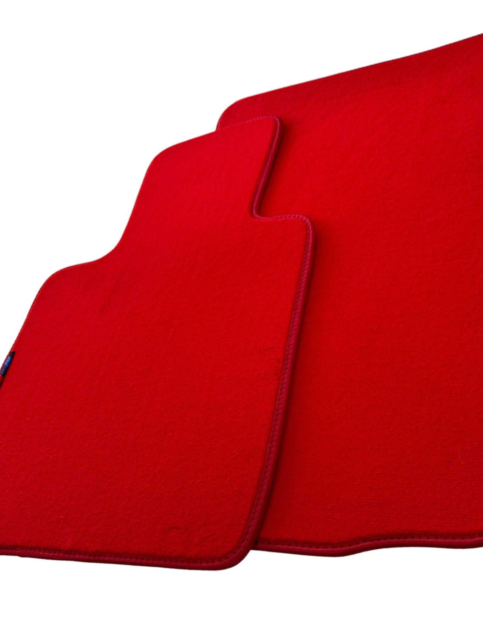 Red Floor Mats For BMW Z4 Series G29 With M Package AutoWin Brand - AutoWin