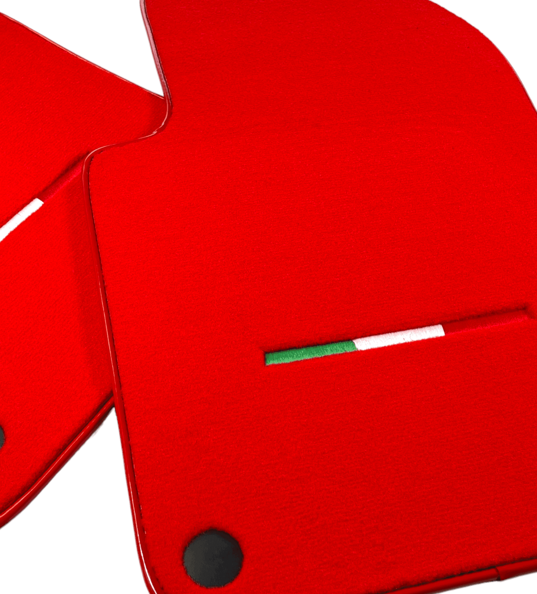 Red Floor Mats For Ferrari 612 Scaglietti 2005-2011 Italian Edition - AutoWin