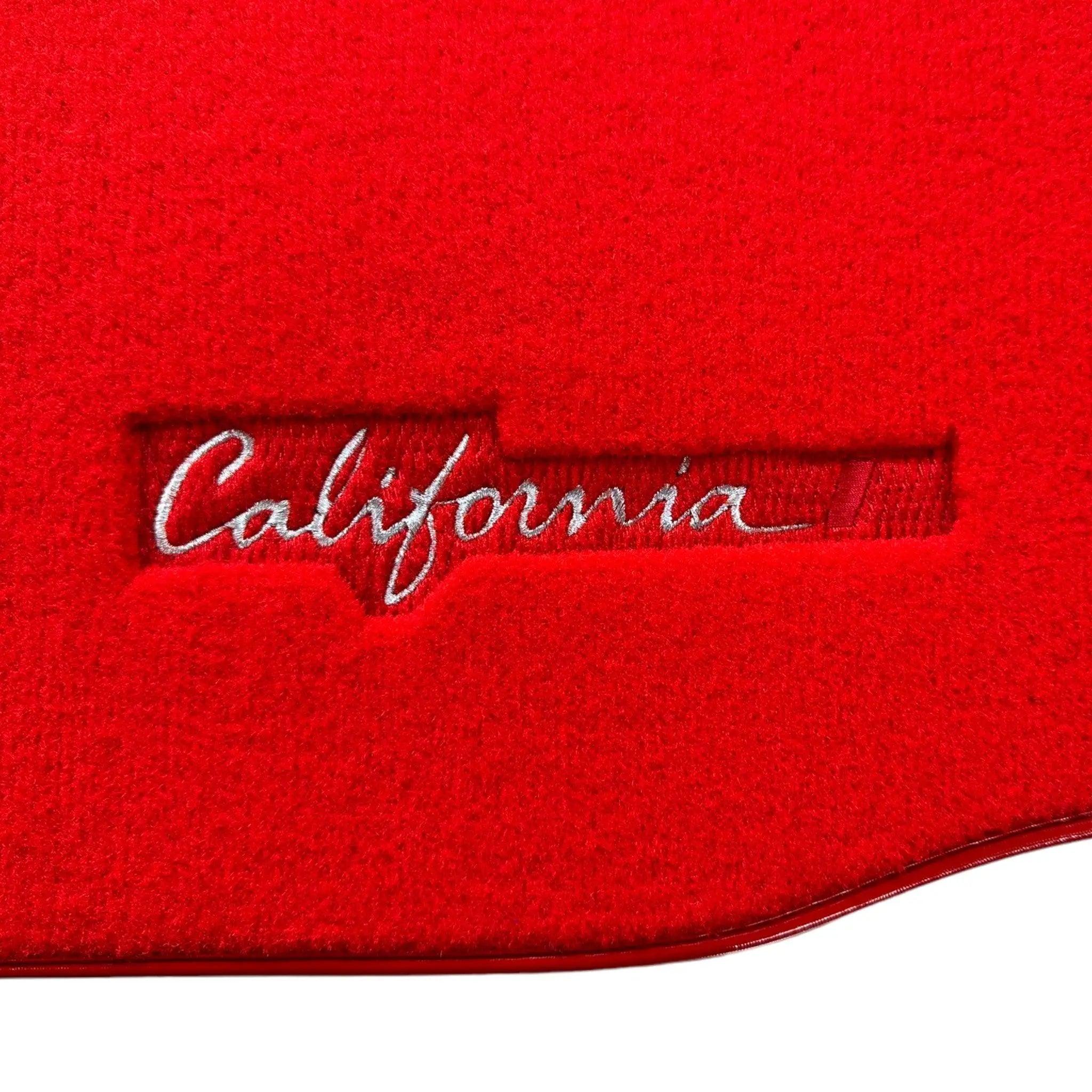 Red Floor Mats For Ferrari California T 20152018 - AutoWin